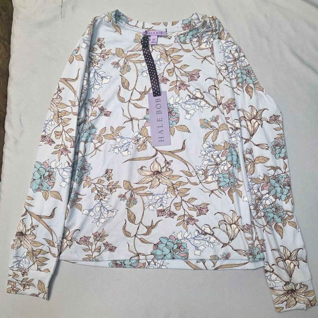 Other HALE BOB sleepwear women's light blue floral PJ-XS-VINTAGE Size XS / US 0-2 / IT 36-38 - 9 Thumbnail