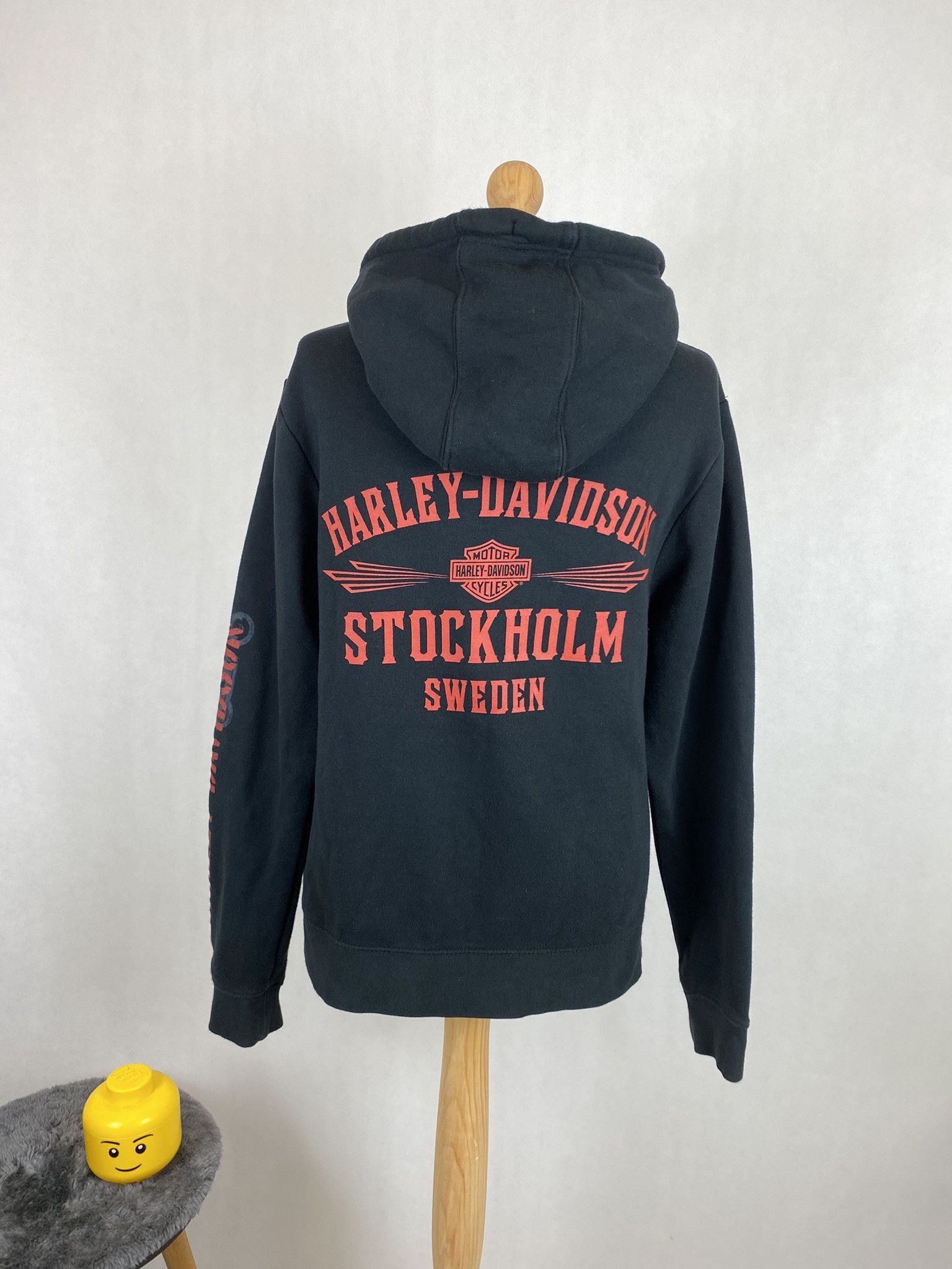 Harley Davidson × Vintage harley davidson hoodie zip up big logo full print Size US S / EU 44-46 / 1 - 7 Thumbnail