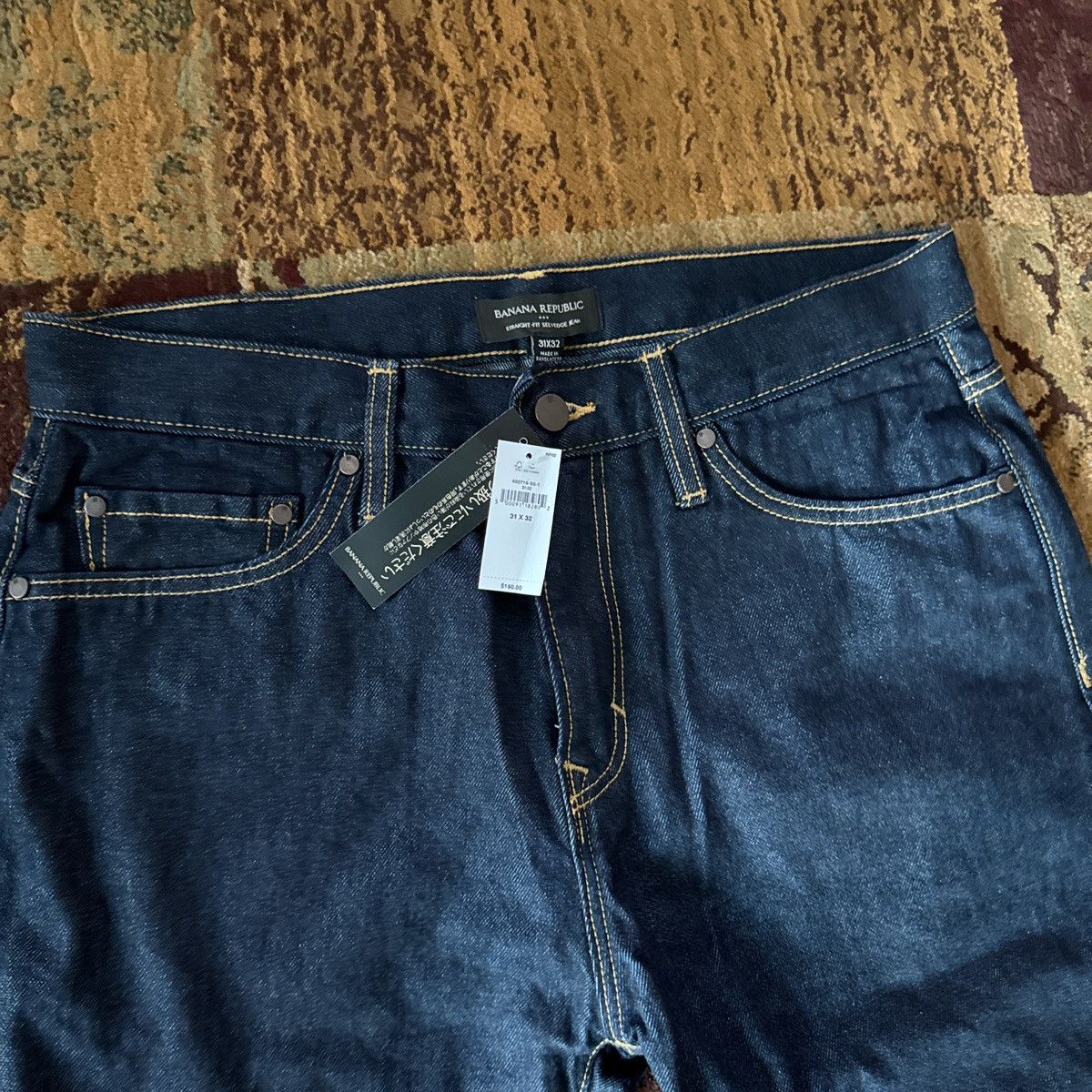 Banana Republic × Vintage Banana republic mens straight fit selveged denim size 31x32 Size US 31 - 4 Thumbnail