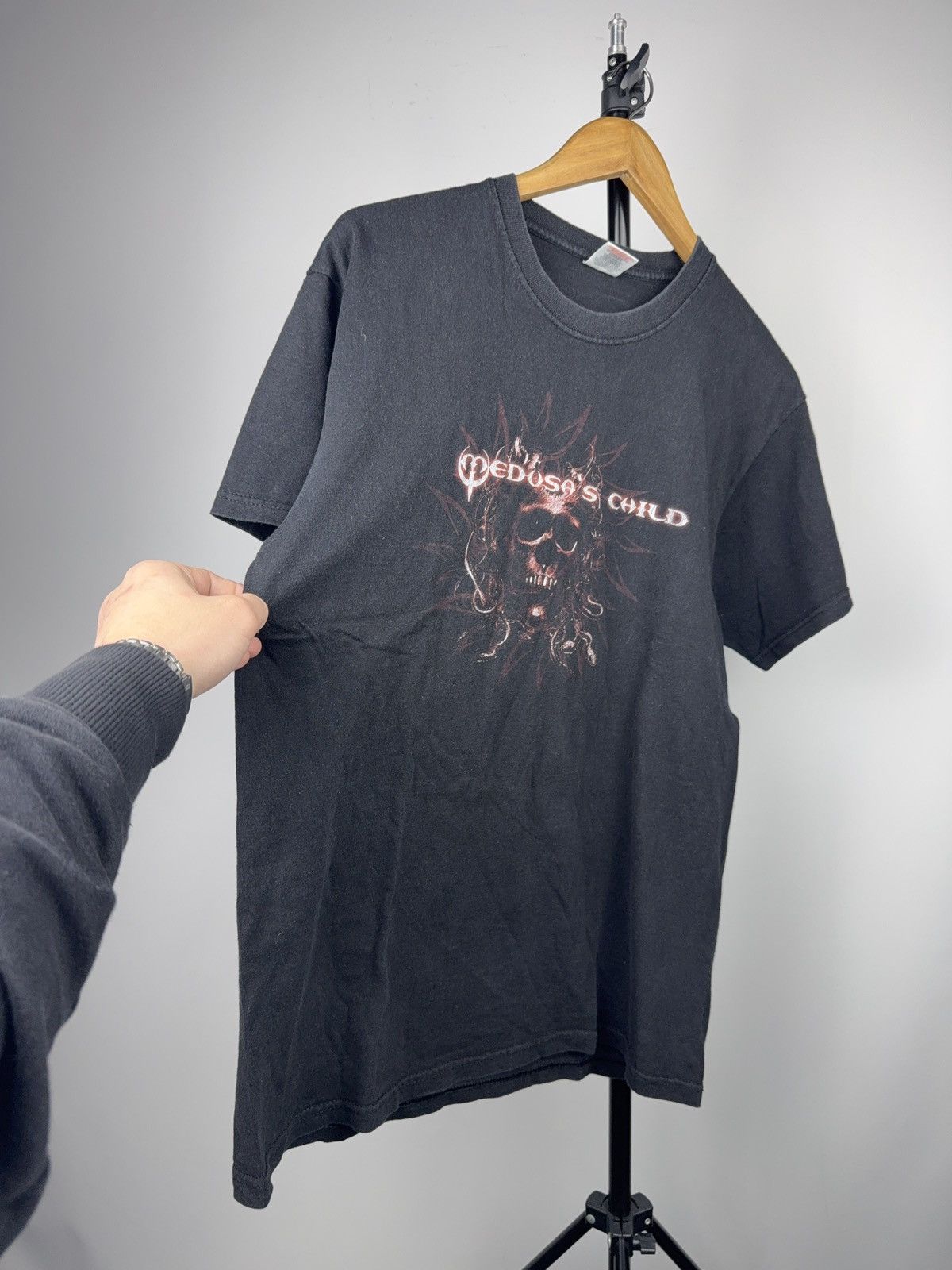 Band Tees 00s Medusa’s Child Skull Graphic Band T-Shirt Heavy Cotton Size US M / EU 48-50 / 2 - 6 Thumbnail