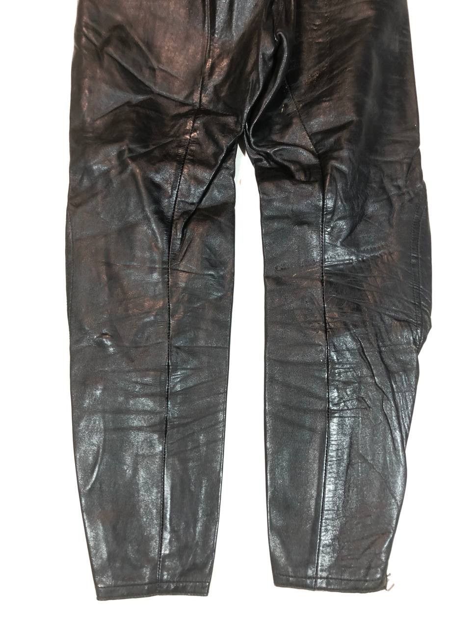 Leather × Vintage Harro Vintage Leather Moto Biker Pants Size US 28 / EU 44 - 8 Thumbnail