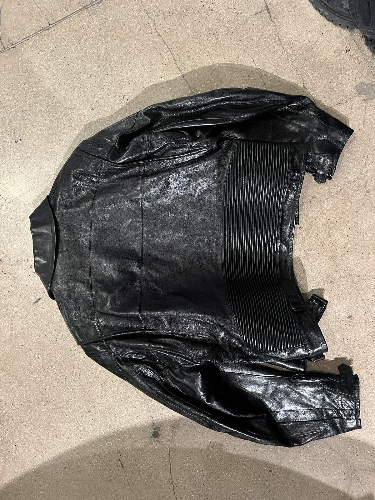 Balenciaga Balenciaga text leather biker jacket Size US L / EU 52-54 / 3 - 8 Thumbnail