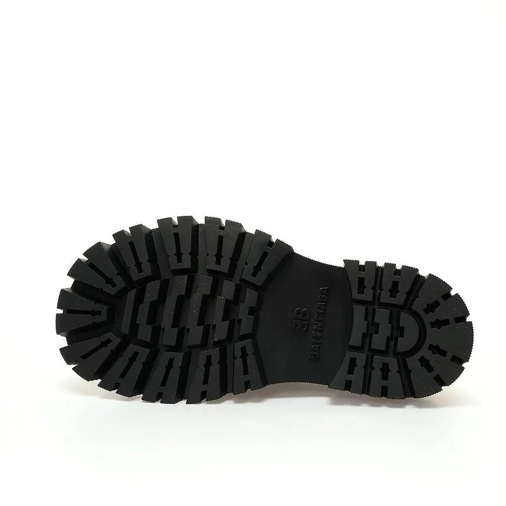 Balenciaga o1w1db10425 Tractor Loafers Wornout in Black Size US 8 / IT 38 - 4 Thumbnail