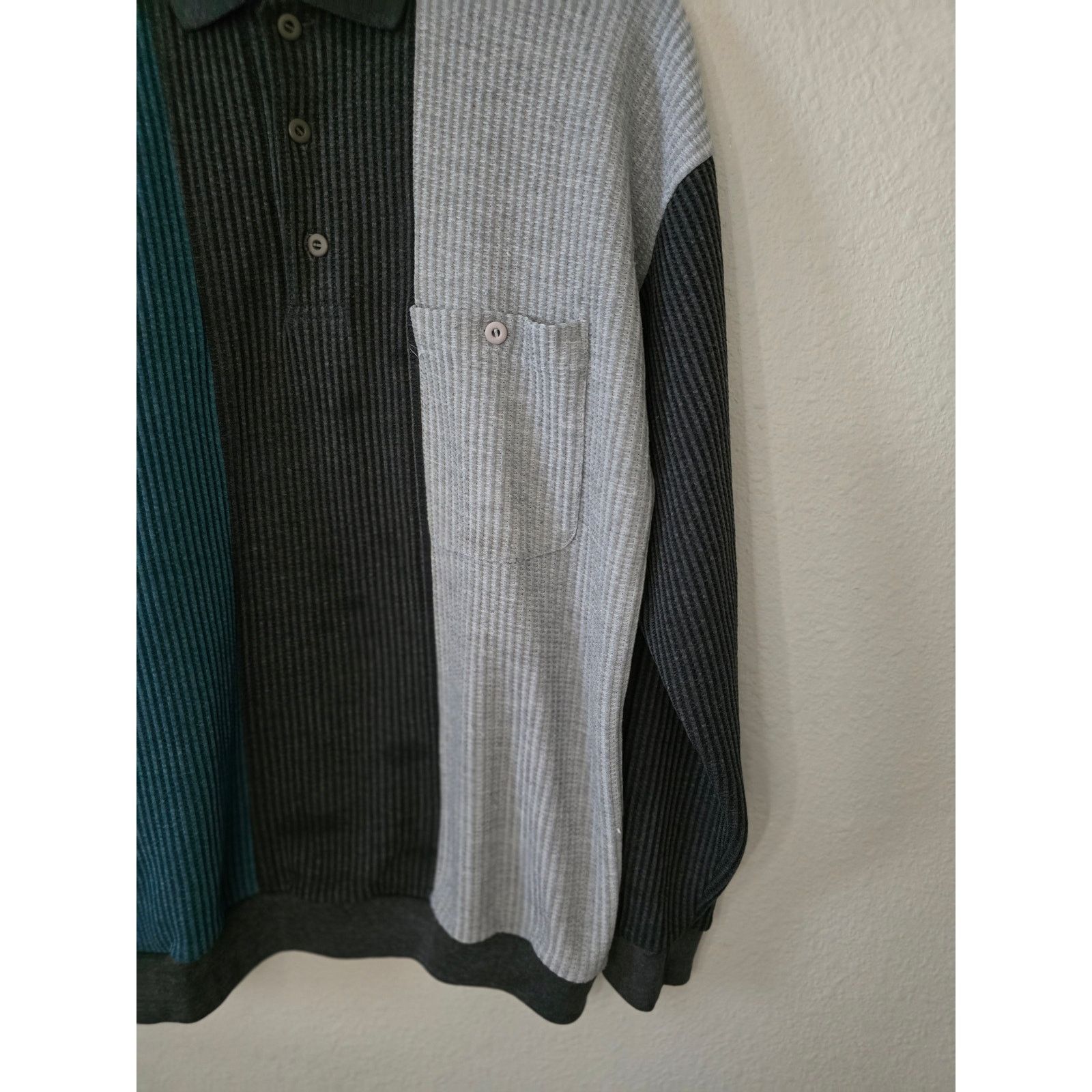 Vintage Essentials International Choice M Waffle Knit Sweatshirt Size US M / EU 48-50 / 2 - 3 Thumbnail