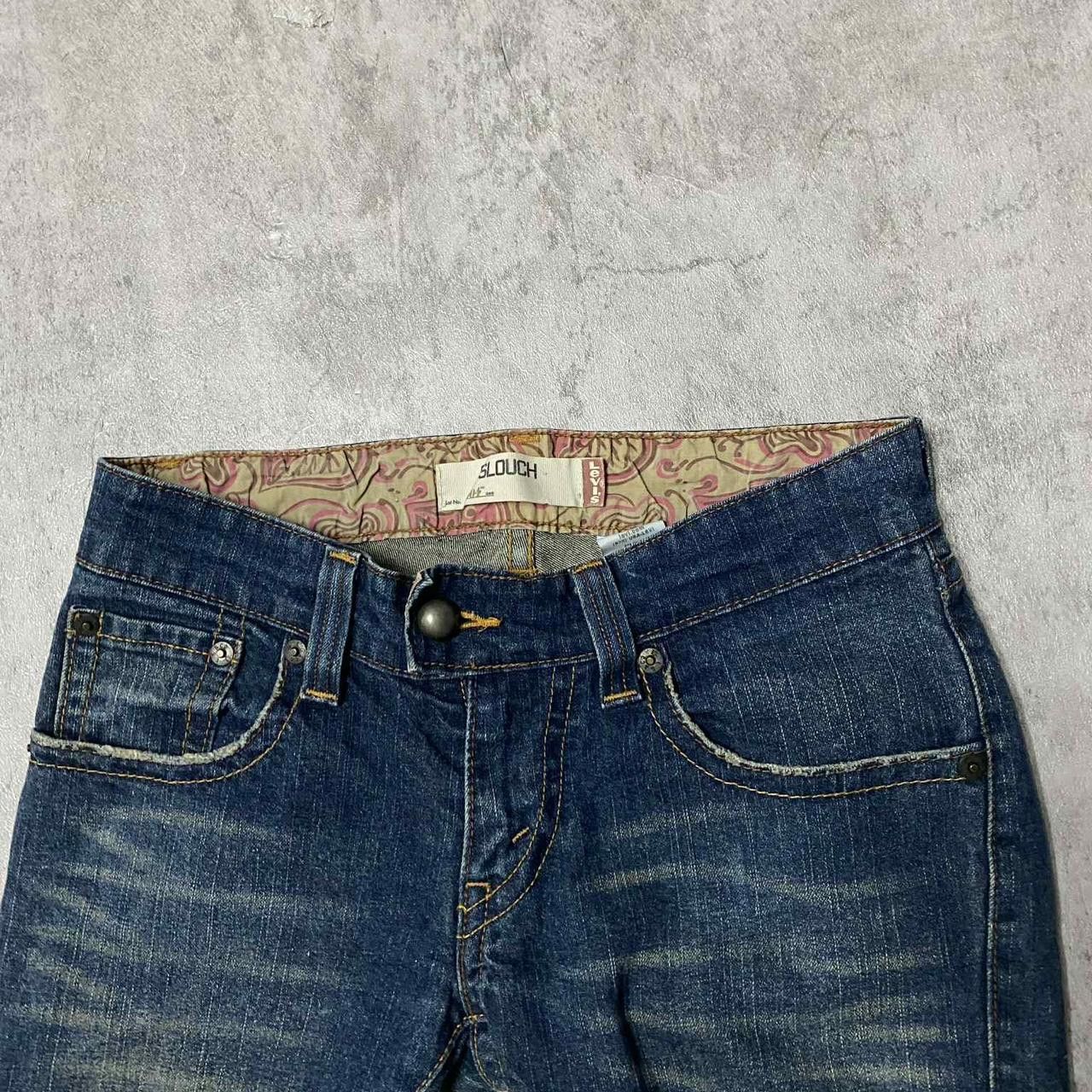 Levi's Levi's navy denim shorts with paisley lining #denimshorts Size US 32 / EU 48 - 3 Thumbnail