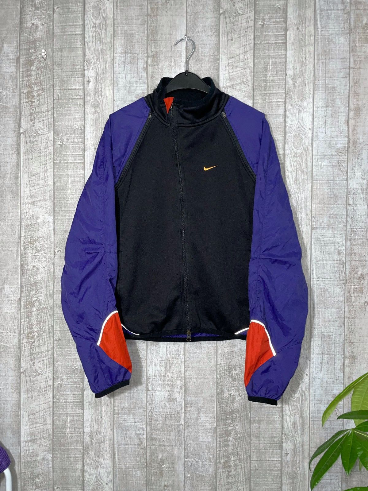 Nike × Vintage Nike vintage 2/1 Transformer jacket + thermo fleece vest Size US M / EU 48-50 / 2 - 2 Thumbnail
