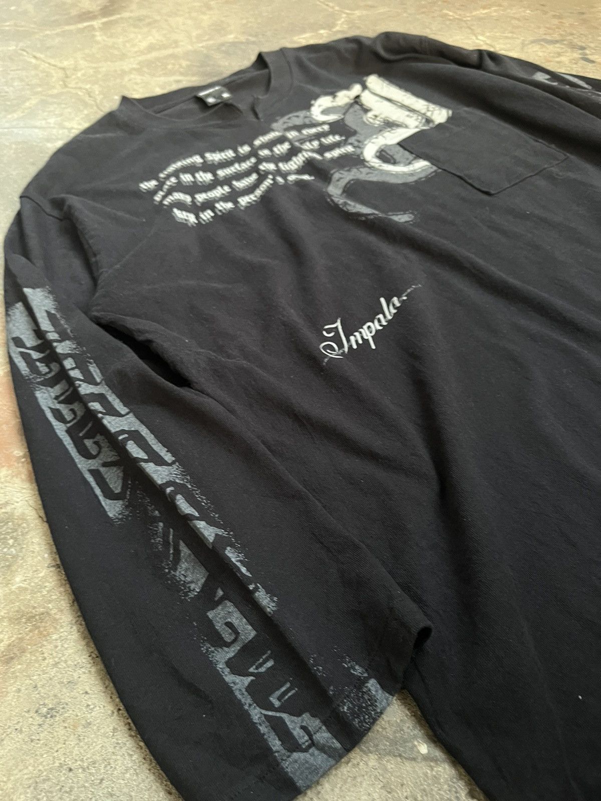 Hysteric Glamour × If Six Was Nine × Le Grande Bleu (L.G.B.) 2000s JAPANESE IMPALA POEM POCKET GOTHIC PUNK STYLE Size US XL / EU 56 / 4 - 6 Thumbnail