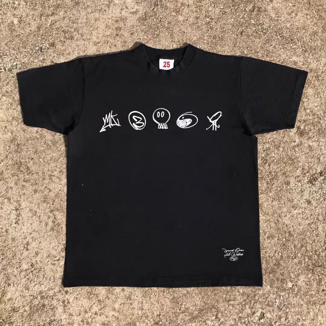 Japanese Brand Street washed retro fun print cotton t-shirt Size US M / EU 48-50 / 2 - 1 Thumbnail