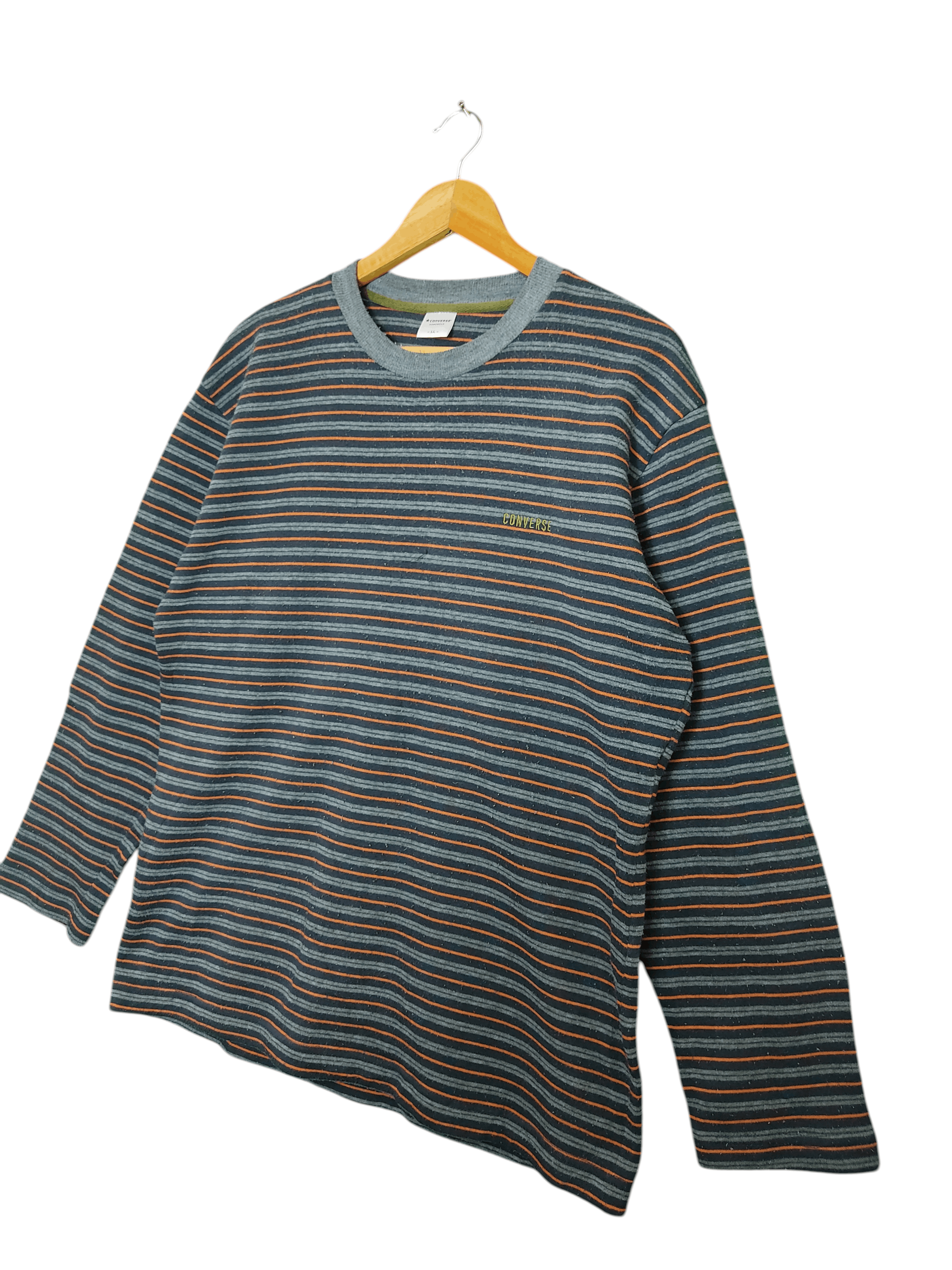 Converse Vintage Stripe Converse Sweatshirt Size US XL / EU 56 / 4 - 2 Thumbnail