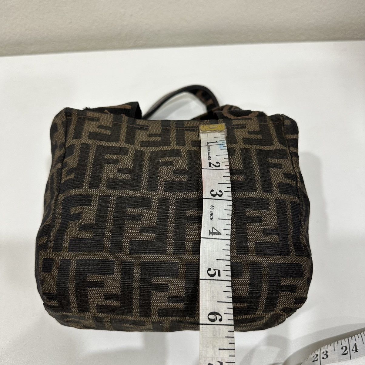 Fendi ‼️YES‼️ FENDI ZUCCA CANVAS MINI HANDBAG Size ONE SIZE - 7 Thumbnail