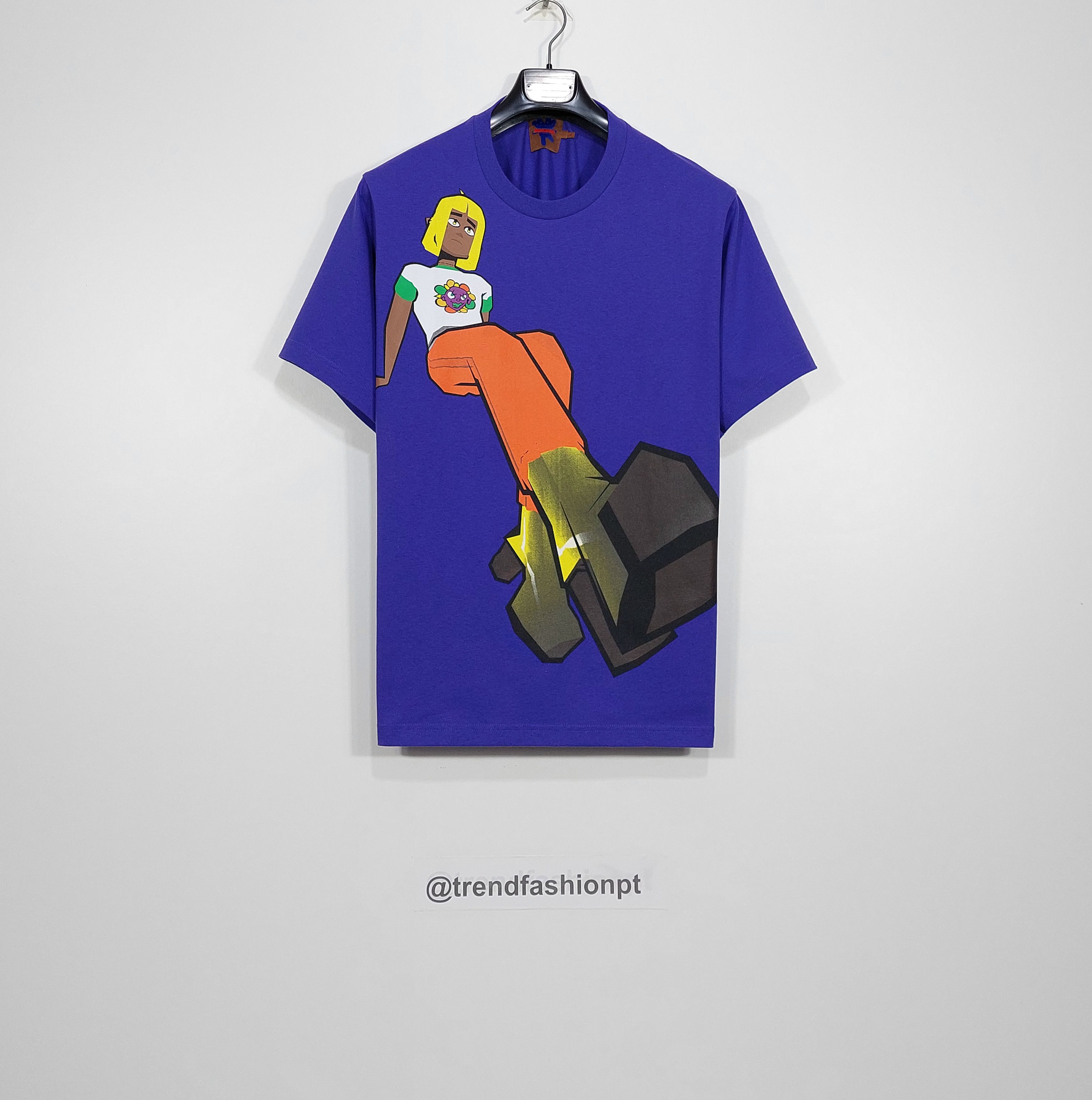Heaven by Marc Jacobs techno print cotton tshirt - purple L Size US L / EU 52-54 / 3 - 1 Thumbnail