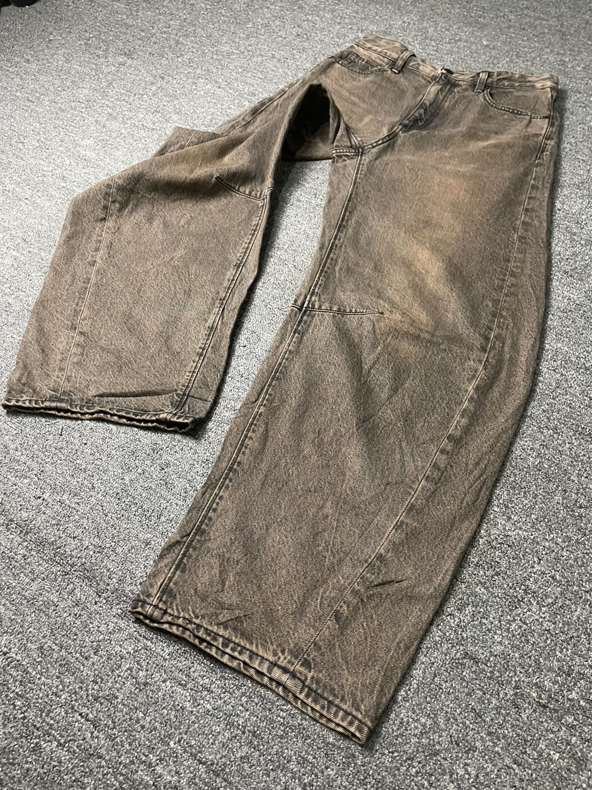 GU × Japanese Brand × Vintage Vintage GU Japanese Brand Barrel Leg Jeans (133) Size US 29 - 11 Thumbnail