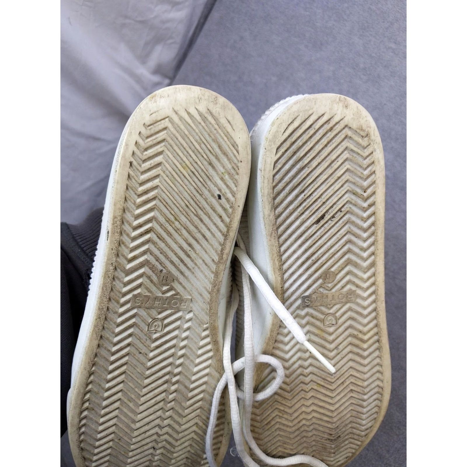 Rothy's Rothy's Women’s White Knit Lace Up Low Top Sneaker - Size 11.5 B - Walking, Lightweight, Breathable Size XL / US 12-14 / IT 48-50 - 5 Thumbnail
