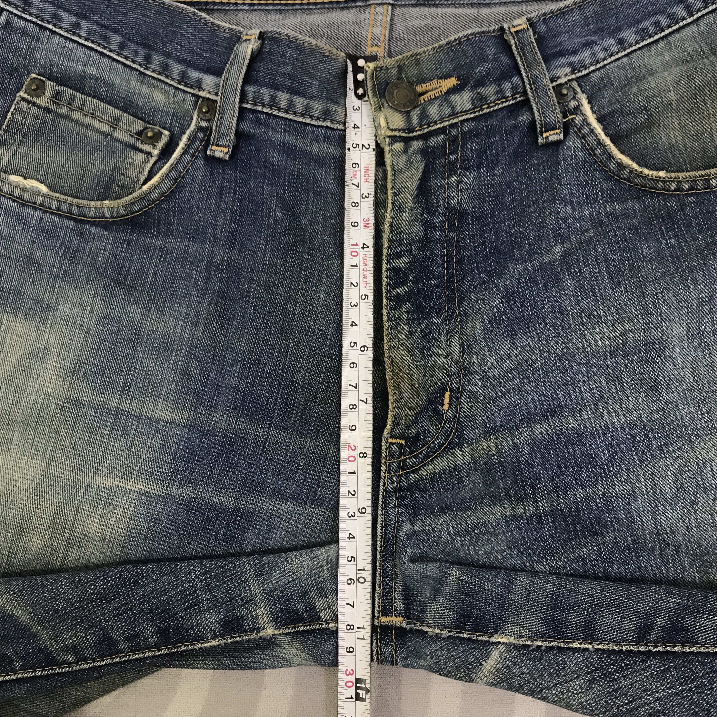 Edwin Vintage Edwin japan distressed denim Jeans pants K129B16 Size US 32 / EU 48 - 8 Thumbnail