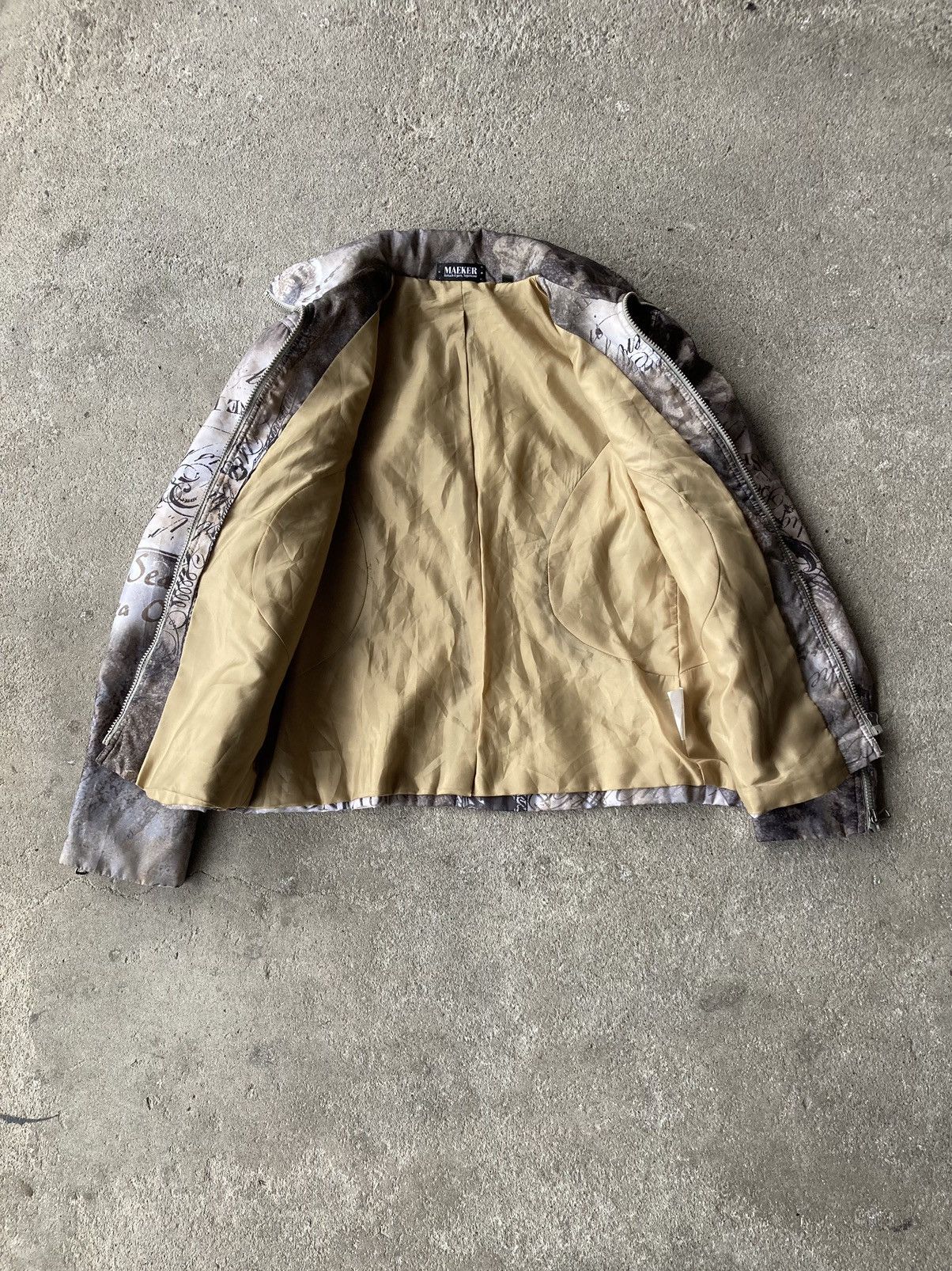 Vintage Avant Garde Overprinted Vintage Grunge Jacket Size M / US 6-8 / IT 42-44 - 6 Thumbnail