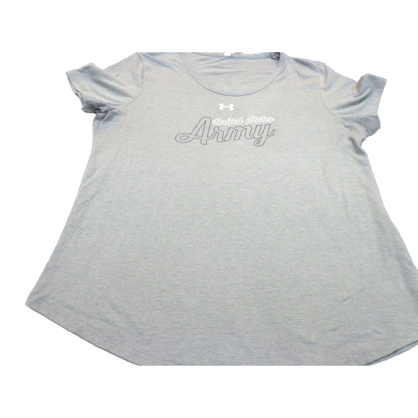 Under Armour Under Armour HeatGear Army T-Shirt Women’s XL Gray Loose Size XL / US 12-14 / IT 48-50 - 1 Thumbnail