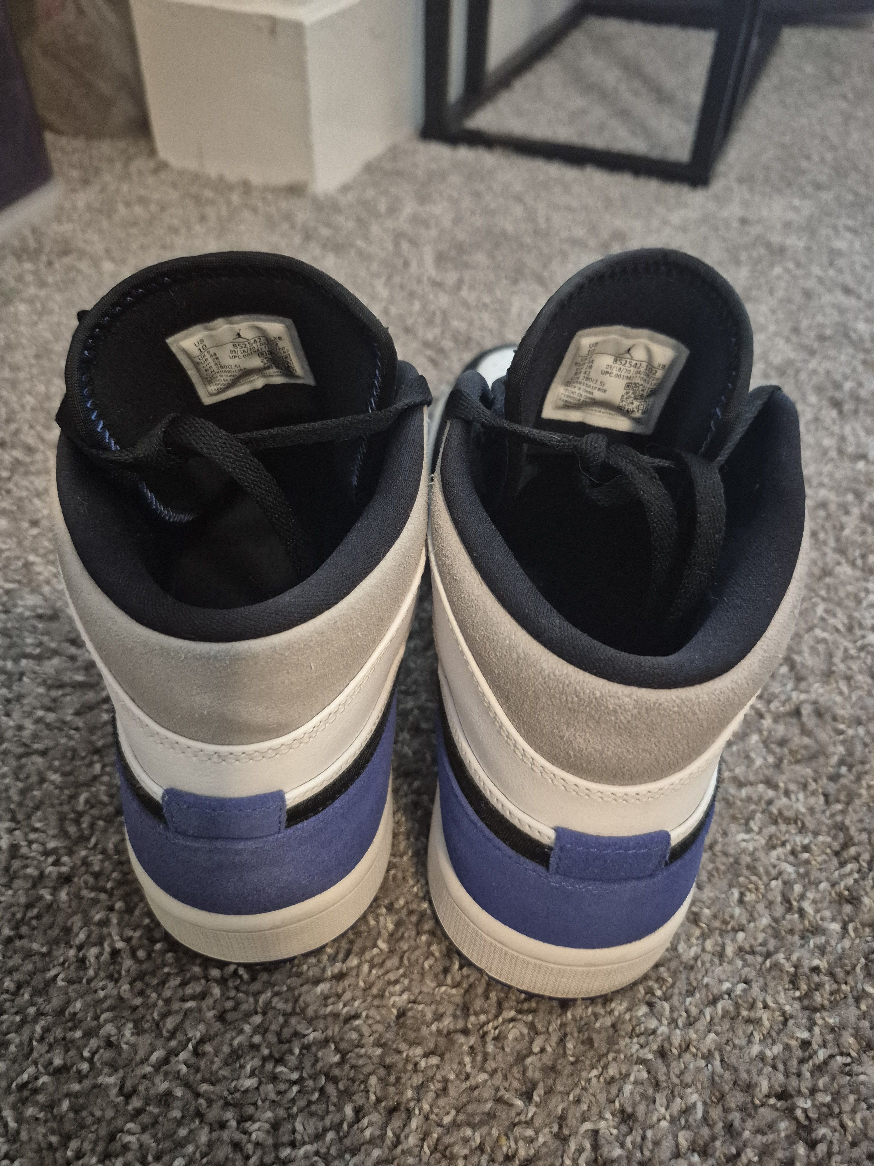 Nike Jordan 1 Mid SE Royal Black Size US 9.5 / EU 42-43 - 3 Thumbnail