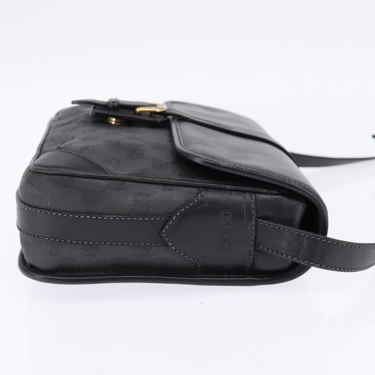 Gucci GUCCI GG Canvas Shoulder Bag Black Gold 001 261 001 261 Size ONE SIZE - 5 Thumbnail