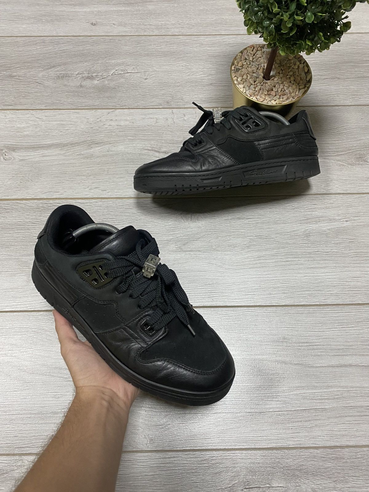 Acne Studios Acne Studios face sneakers leather Size US 11 / EU 44 - 1 Thumbnail