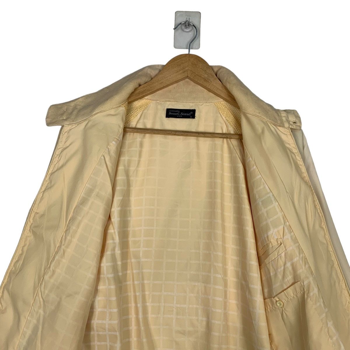 Vintage JESSE C. SNEAD Golf Yellow Casual Jacket #1048-C47 Size US M / EU 48-50 / 2 - 12 Thumbnail