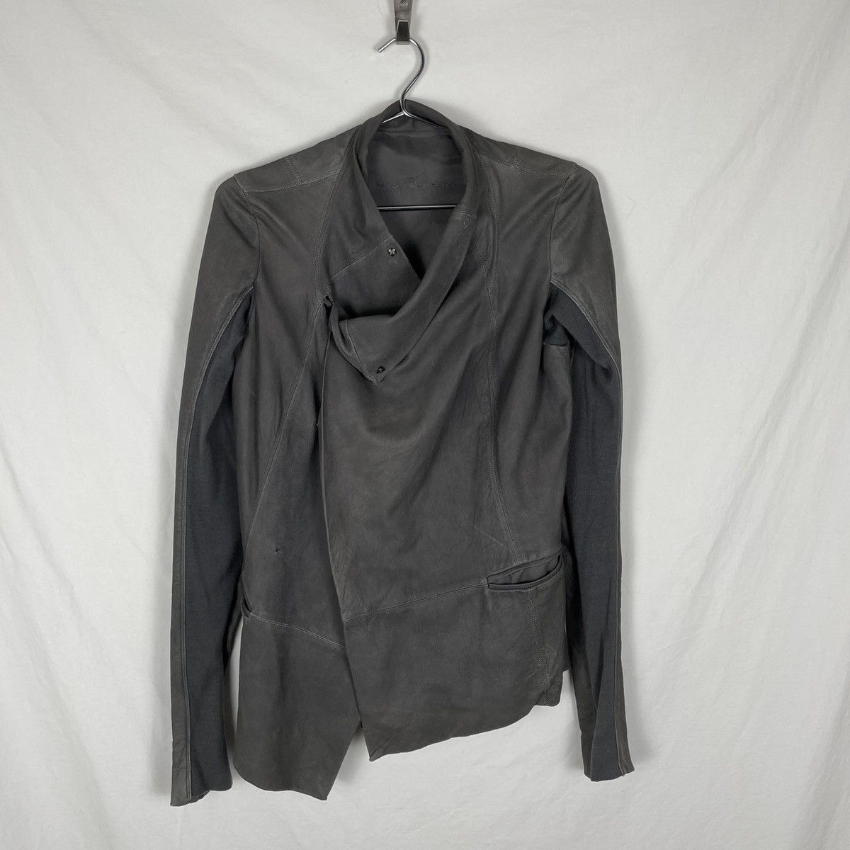 Rick Owens SS09 RICK OWENS LEATHER JACKET OLMAR & MIRTA ERA Size S / US 4 / IT 40 - 8 Thumbnail