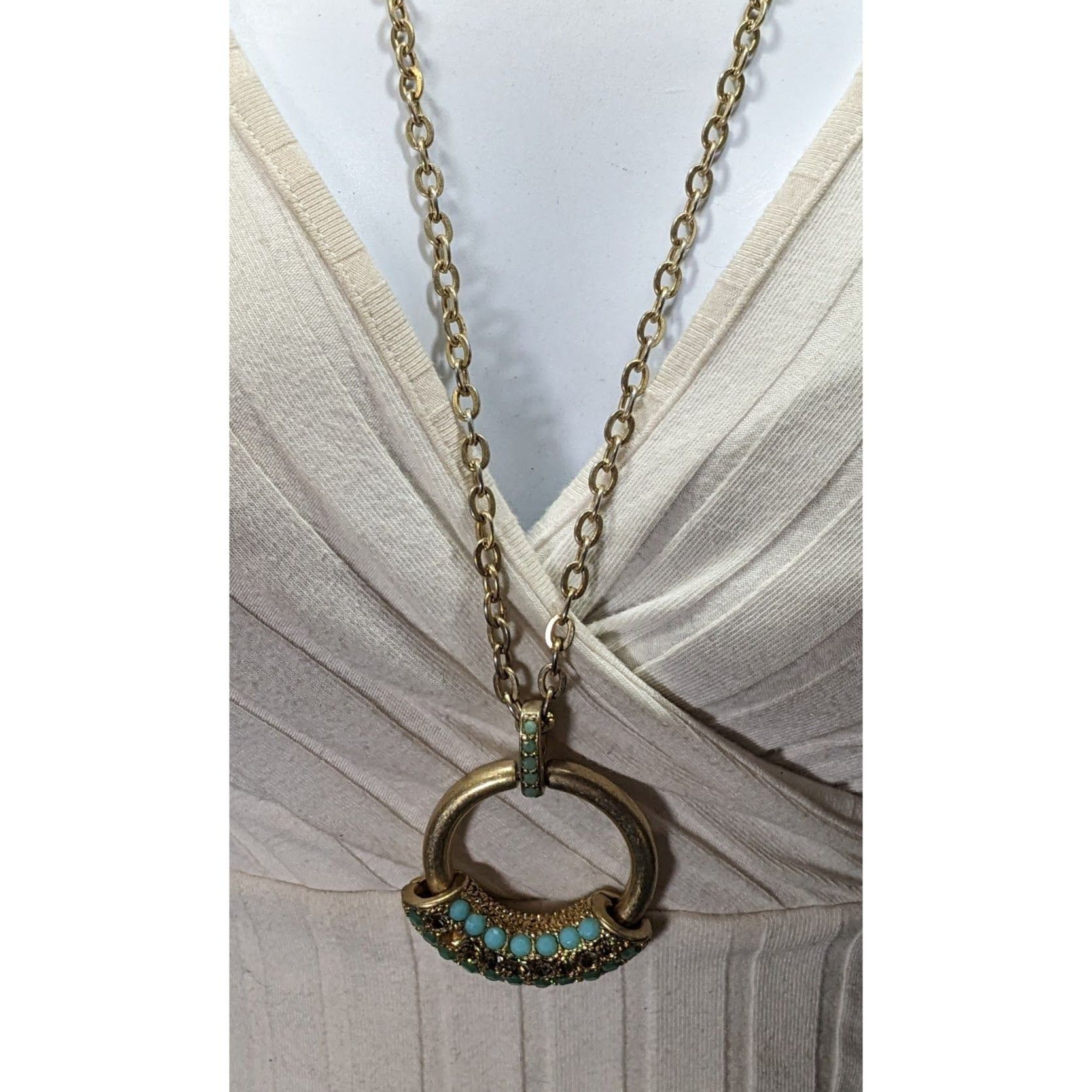 Other Lia Sophia Mirage Rhinestone Embellished Bohemian Pendant Ne Size ONE SIZE - 6 Thumbnail