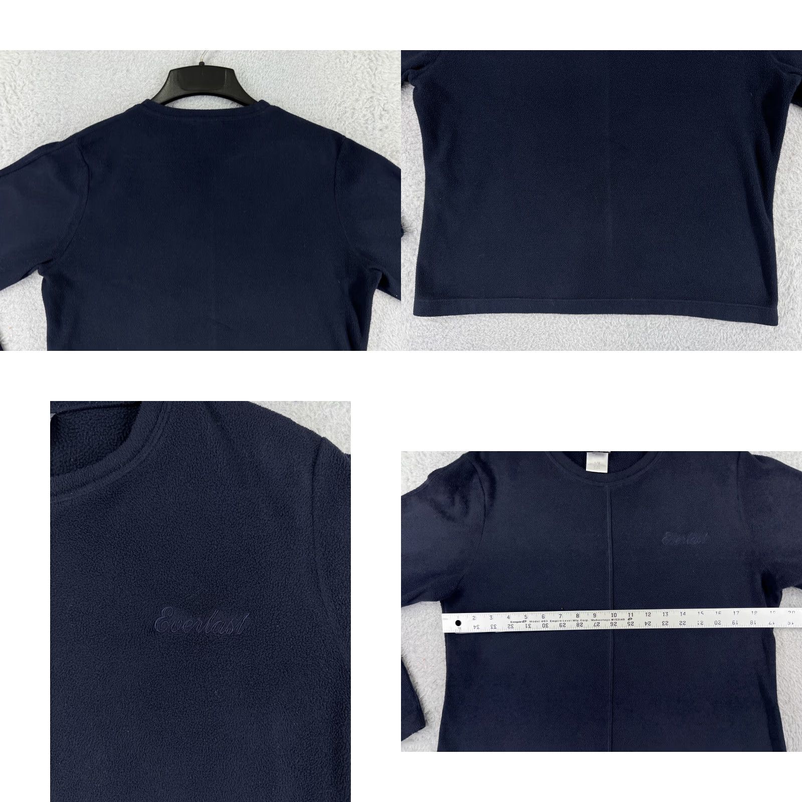 Everlast Everlast Sweater Womens Extra Large Blue Crop 100% Polyester Fleece Pullover Size XL / US 12-14 / IT 48-50 - 8 Thumbnail