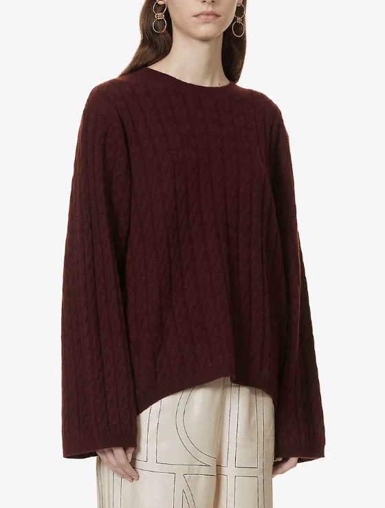 Toteme Toteme Cable knit Sweater Size XXS / US 00 / IT 34 - 1 Thumbnail