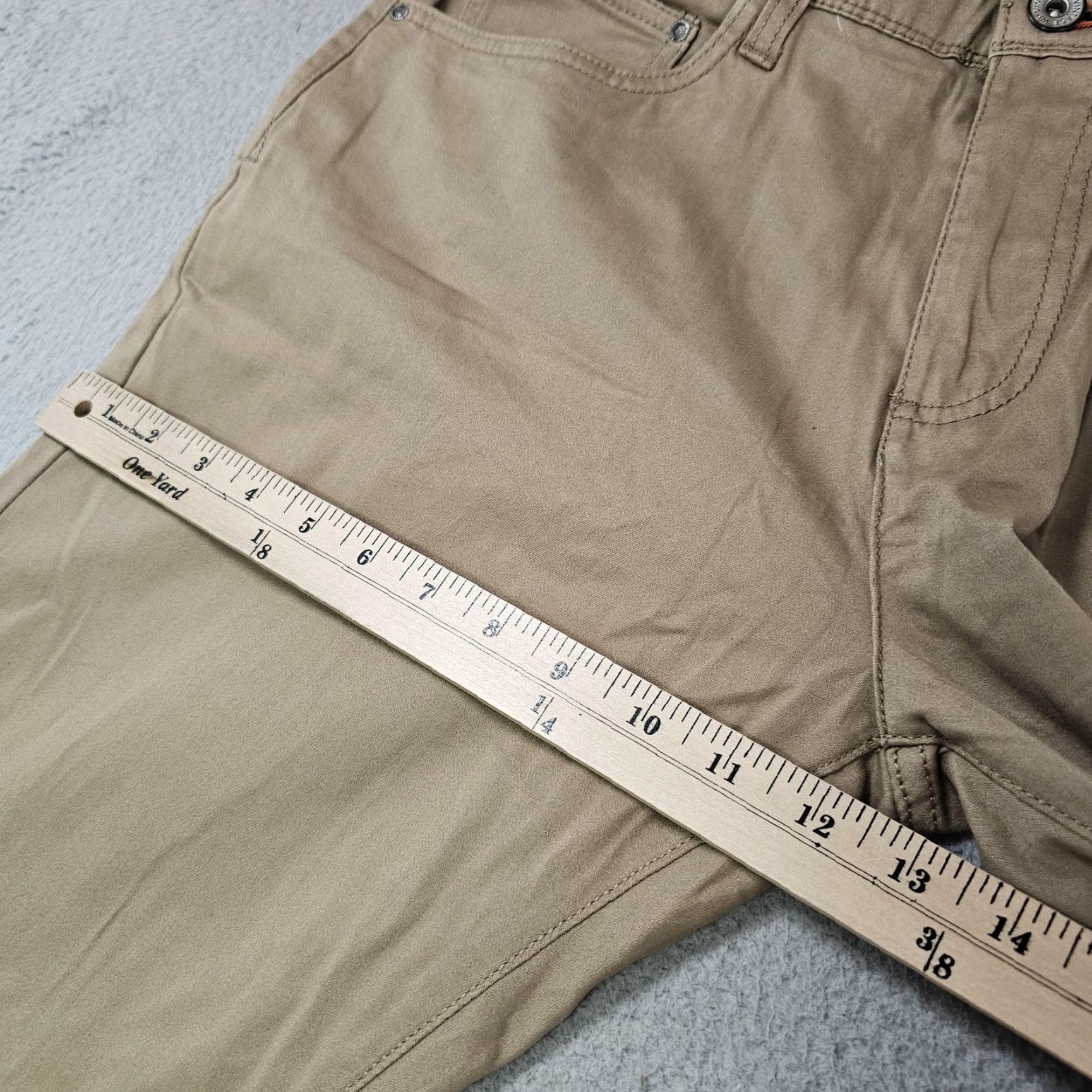 Weatherproof VINTAGE Weatherproof Jeans Mens 34x32 Beige Straight Fit Comfort Stretch Denim Size US 34 / EU 50 - 5 Thumbnail