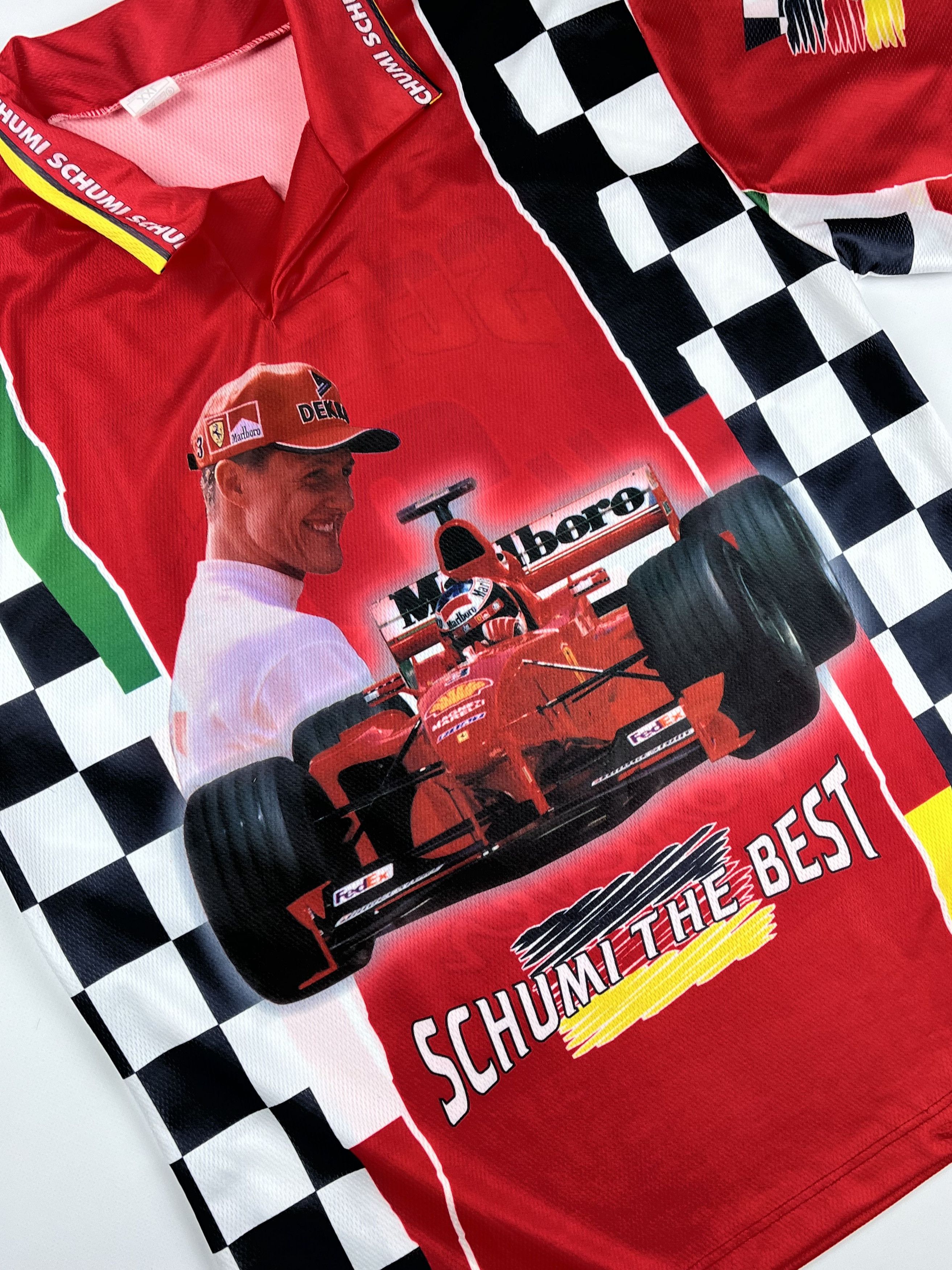 Marlboro RACING! 00s Michael Schumacher Ferrari F1 Jersey Size US M / EU 48-50 / 2 - 2 Thumbnail