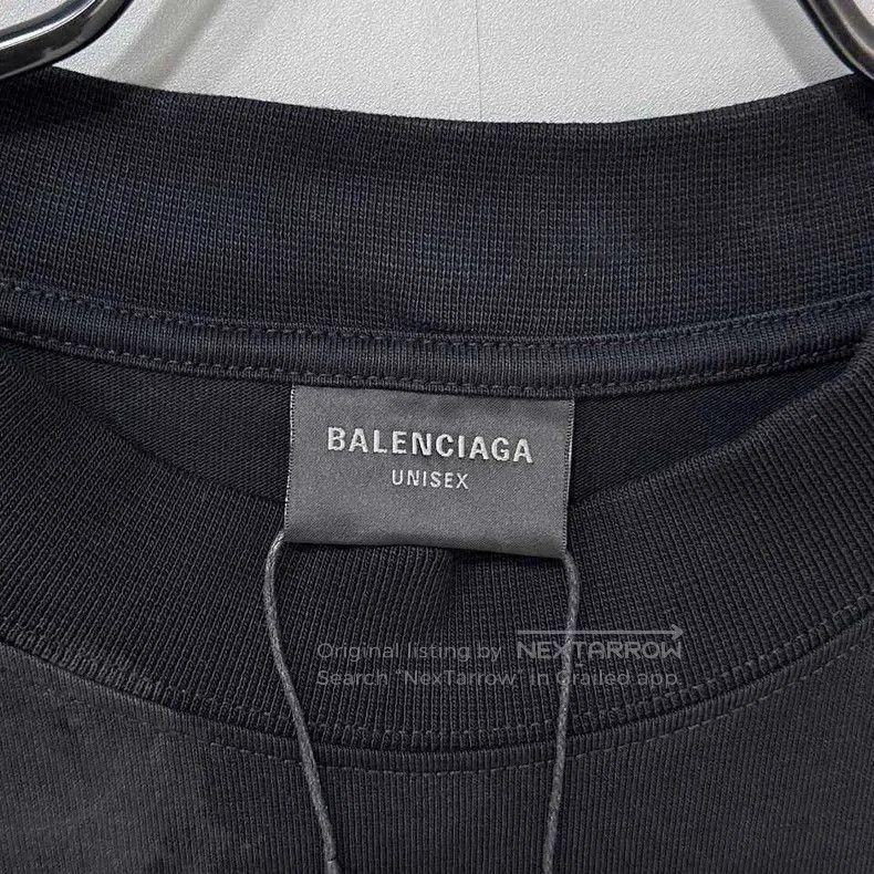 Balenciaga Balenciaga Mud-dyed distressed Sanskrit short-sleeve Size US L / EU 52-54 / 3 - 5 Thumbnail