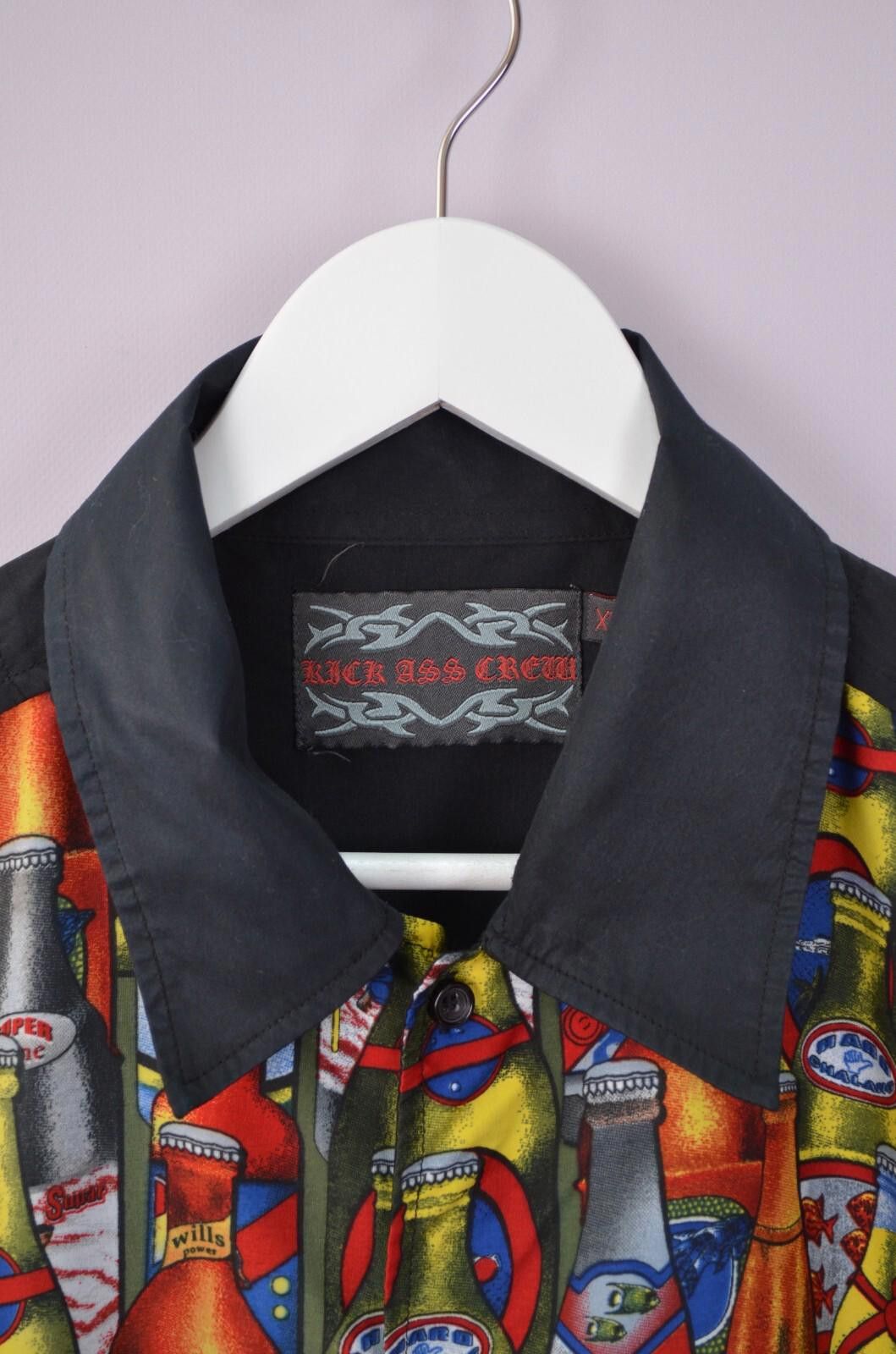 Other Vintage Bottle Rows Aloha Hawaiian Beach S/S Shirt Sz XL 90s Size US XL / EU 56 / 4 - 6 Thumbnail