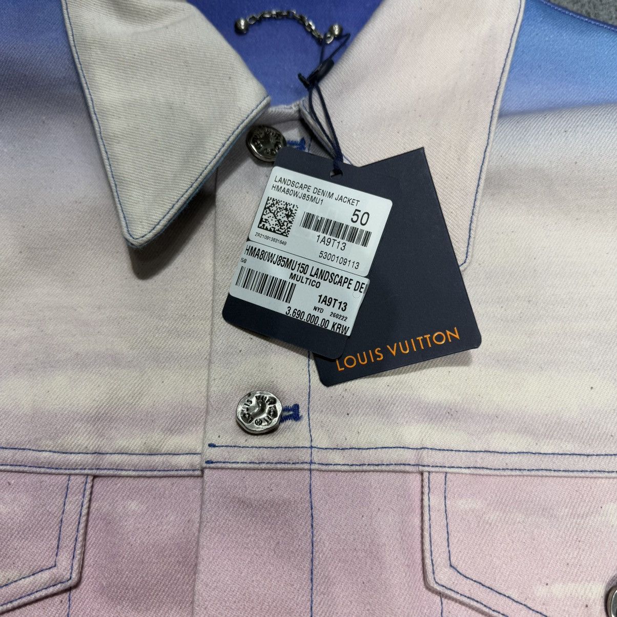 Louis Vuitton × Virgil Abloh Louis Vuitton x Virgil Abloh SS22 Landscape Denim Jacket Size US L / EU 52-54 / 3 - 7 Thumbnail
