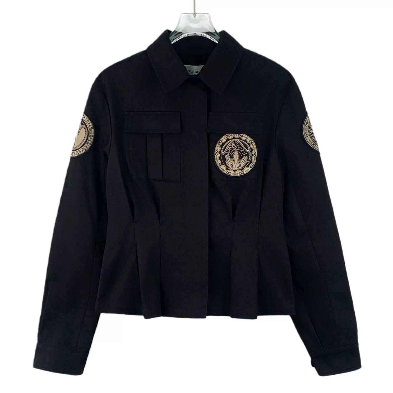 Dior Dior Black Badge Embroidery Cotton Jacket Size S / US 4 / IT 40 - 1 Thumbnail