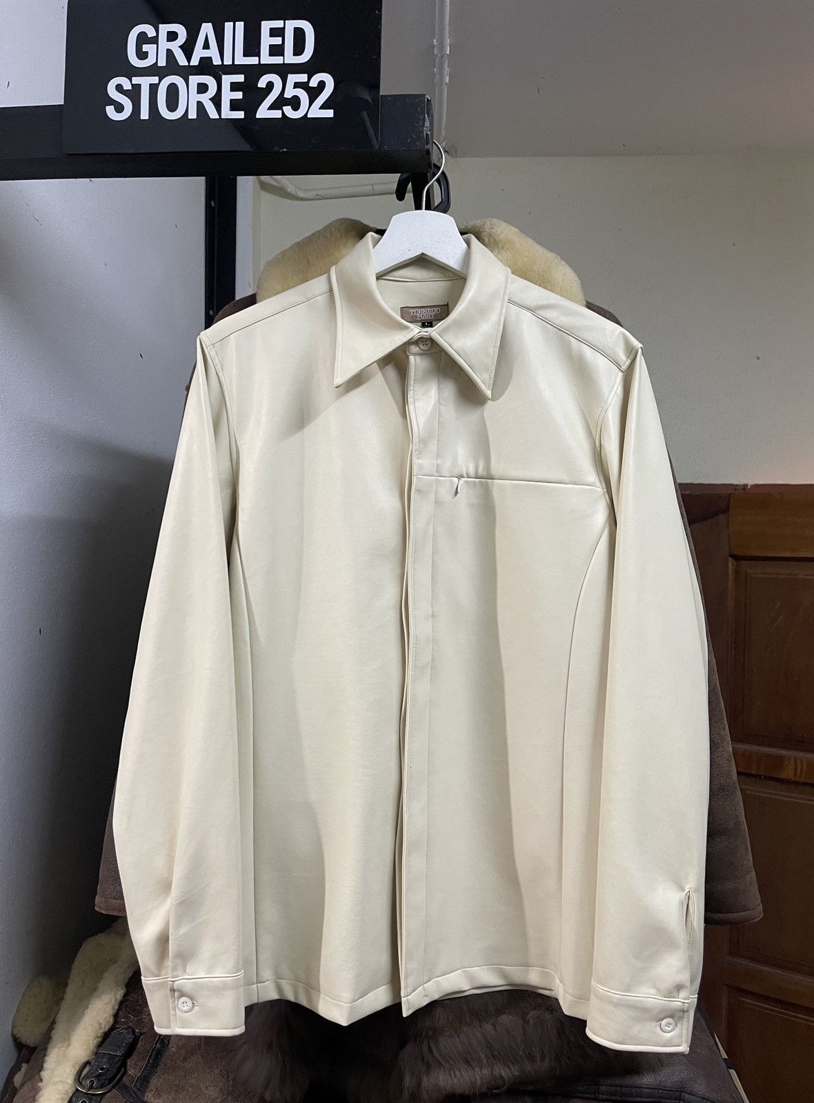 Tornado Mart Tornado Mart Polyester Coating Fabric Jacket Size L / US 10 / IT 46 - 1 Thumbnail