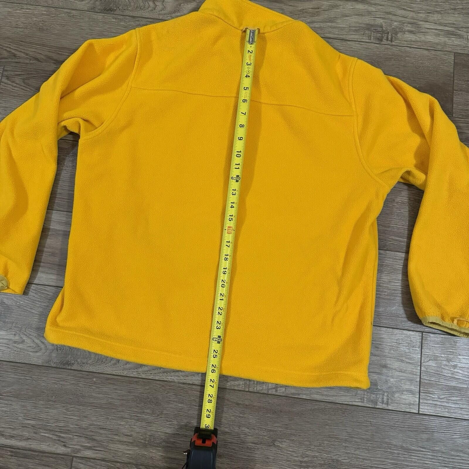 L.L. Bean Vintage 90s Y2K L.L. Bean Fleece Yellow Jacket Gorpcore Size US L / EU 52-54 / 3 - 9 Thumbnail
