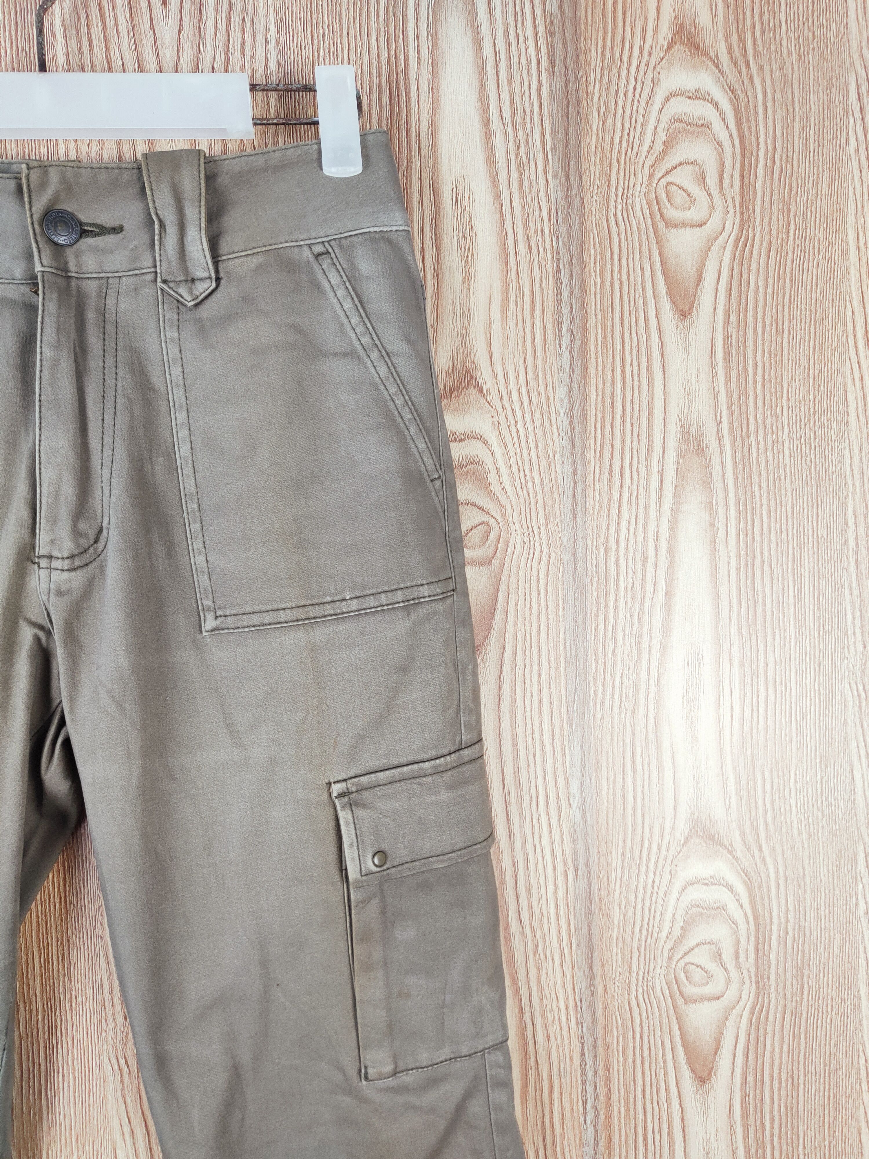Japanese Brand Japanese Brand Olive Multipocket Tactical Cargo Pants #W433 Size 25" / US 0 / IT 36 - 5 Thumbnail