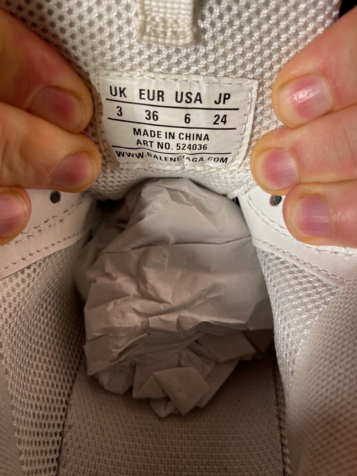 Balenciaga White Balenciaga triple S baskets Size US 5 / IT 35 - 14 Thumbnail