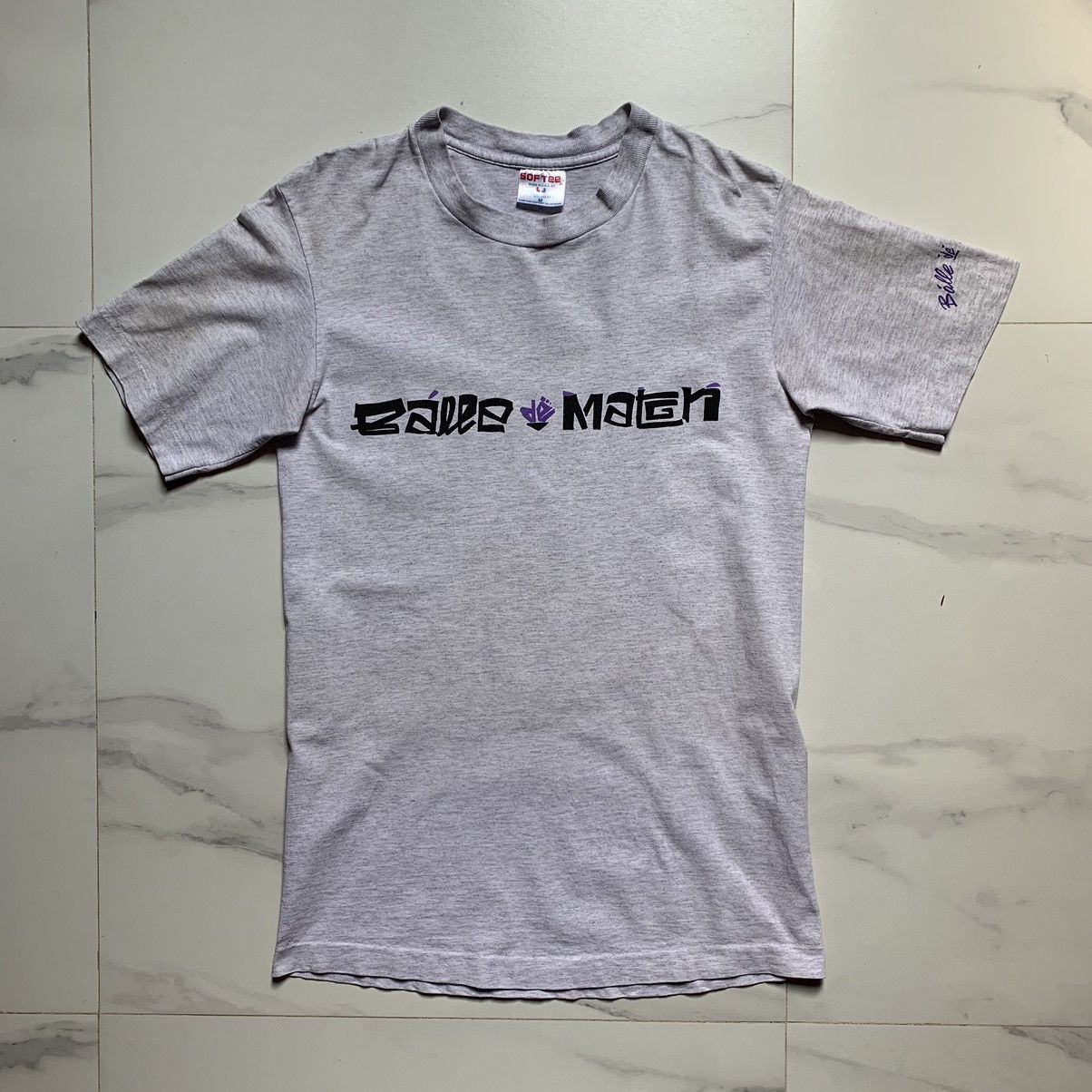 Vintage Vintage 1990 Balle De Match Promo T-Shirt Size US M / EU 48-50 / 2 - 2 Thumbnail