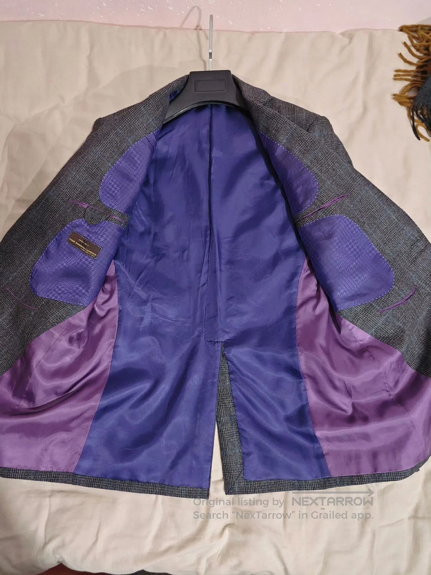 Japanese Brand Tailored Italian Wool Suit in Gray. Size US M / EU 48-50 / 2 - 6 Thumbnail