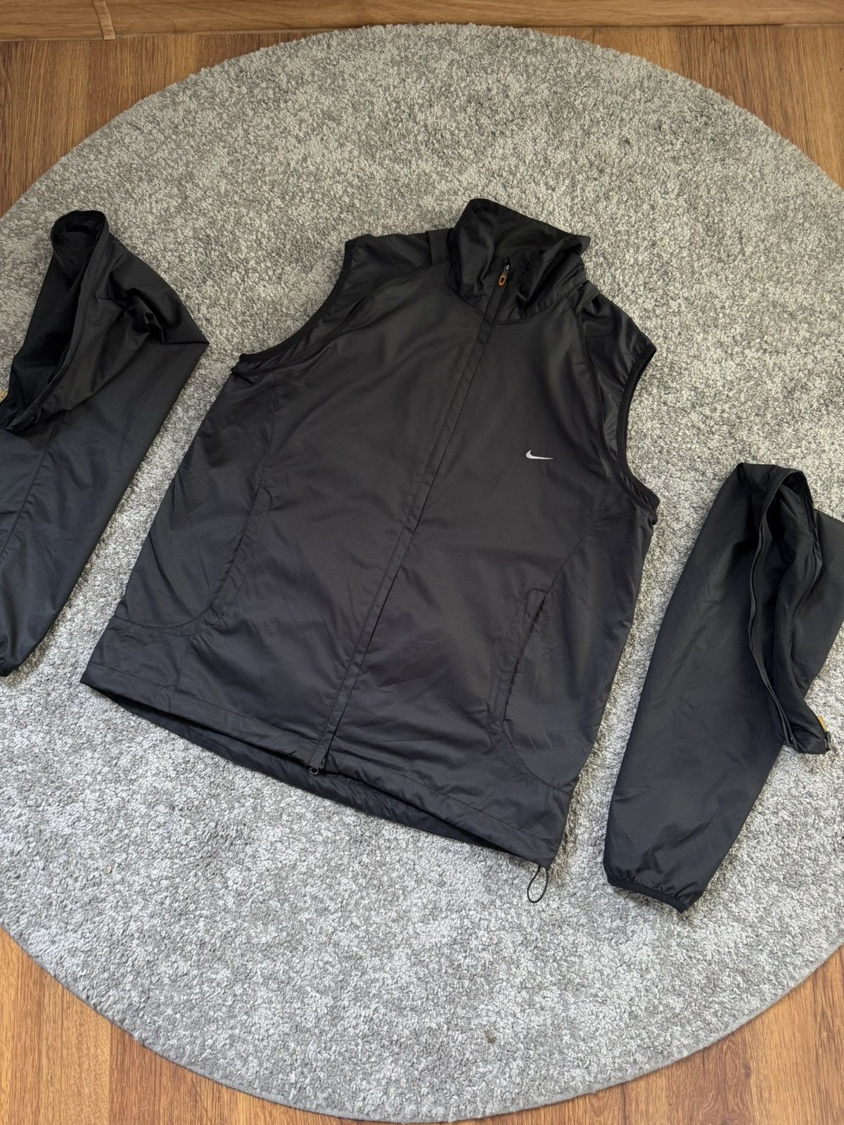 Nike × Vintage Nike vintage transformer jacket/vest nylon Size L / US 10 / IT 46 - 12 Thumbnail