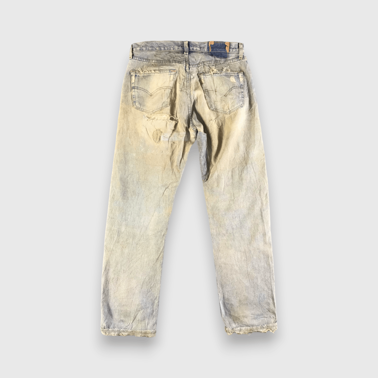 Levi's Vintage 90s Light Wash Levis 501 Jeans-J4602 Size US 33 - 2 Thumbnail