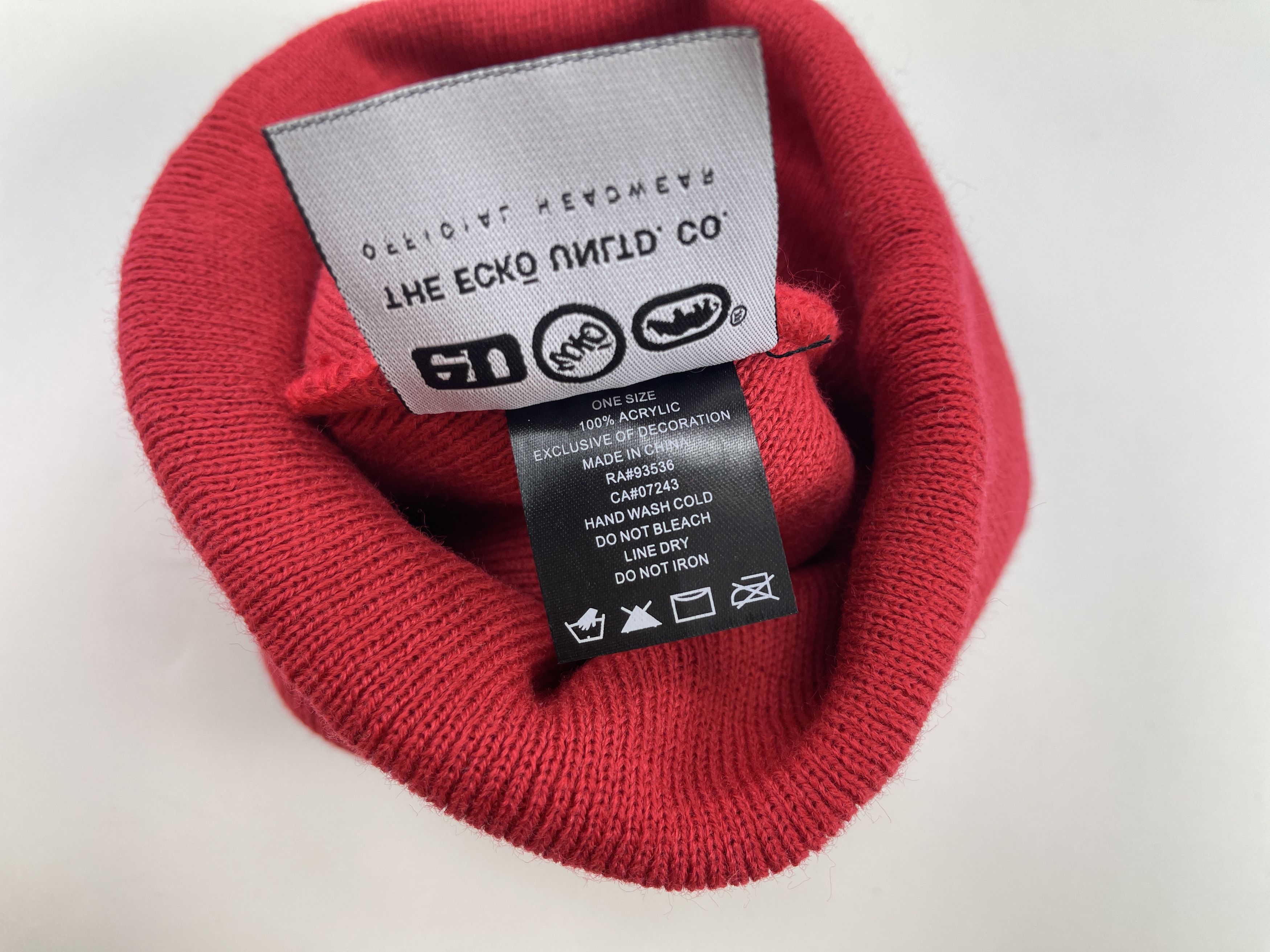 Ecko Unltd. × Marc Ecko Ecko Unltd beanie, vintage hip hop hat, 90s hip-hop, 1990s Size ONE SIZE - 6 Thumbnail