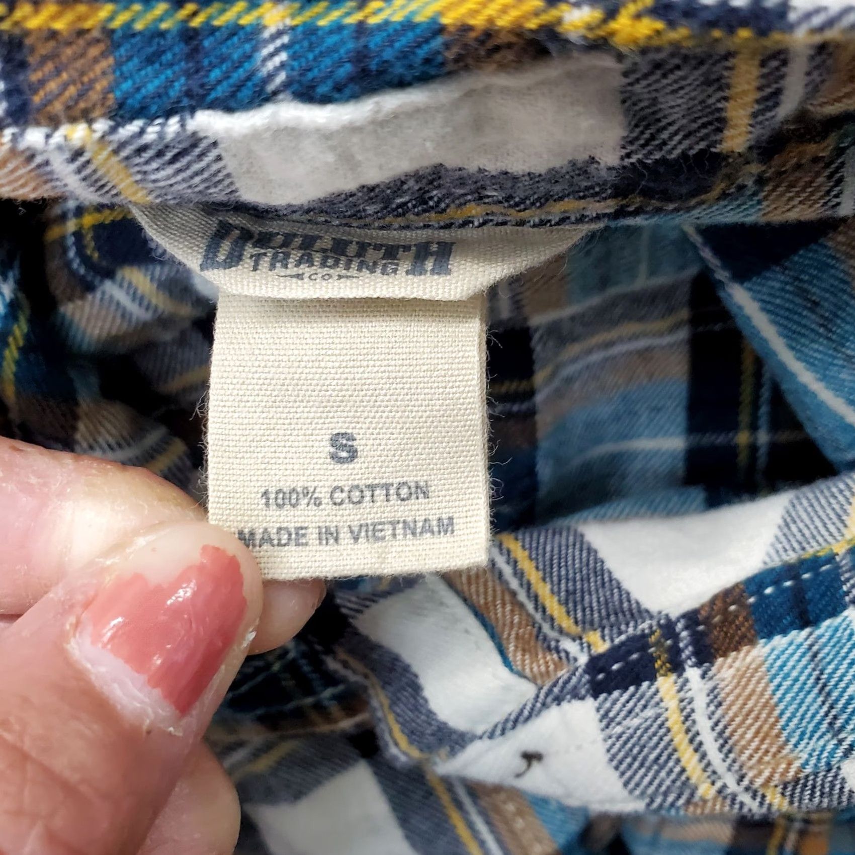 CO Duluth Flannel Shirt Womens Small Multicolor Plaid Long Sleeve Button Up Shirt Size S / US 4 / IT 40 - 6 Thumbnail