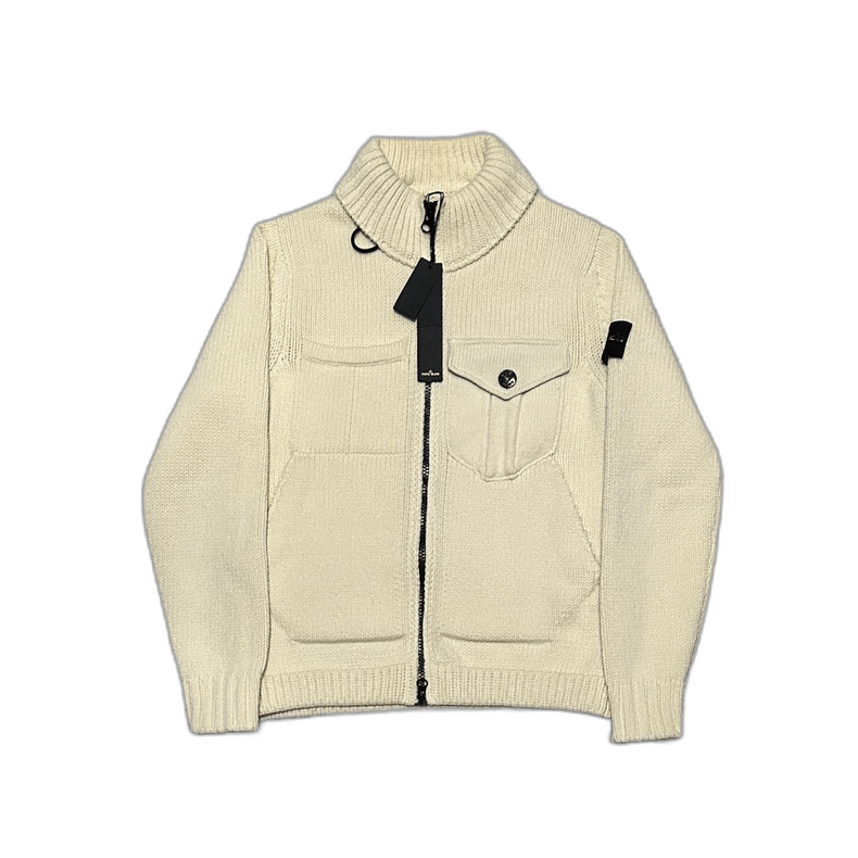 Stone Island Stone Island Thick Wool Knit Outerwear Size US M / EU 48-50 / 2 - 1 Thumbnail