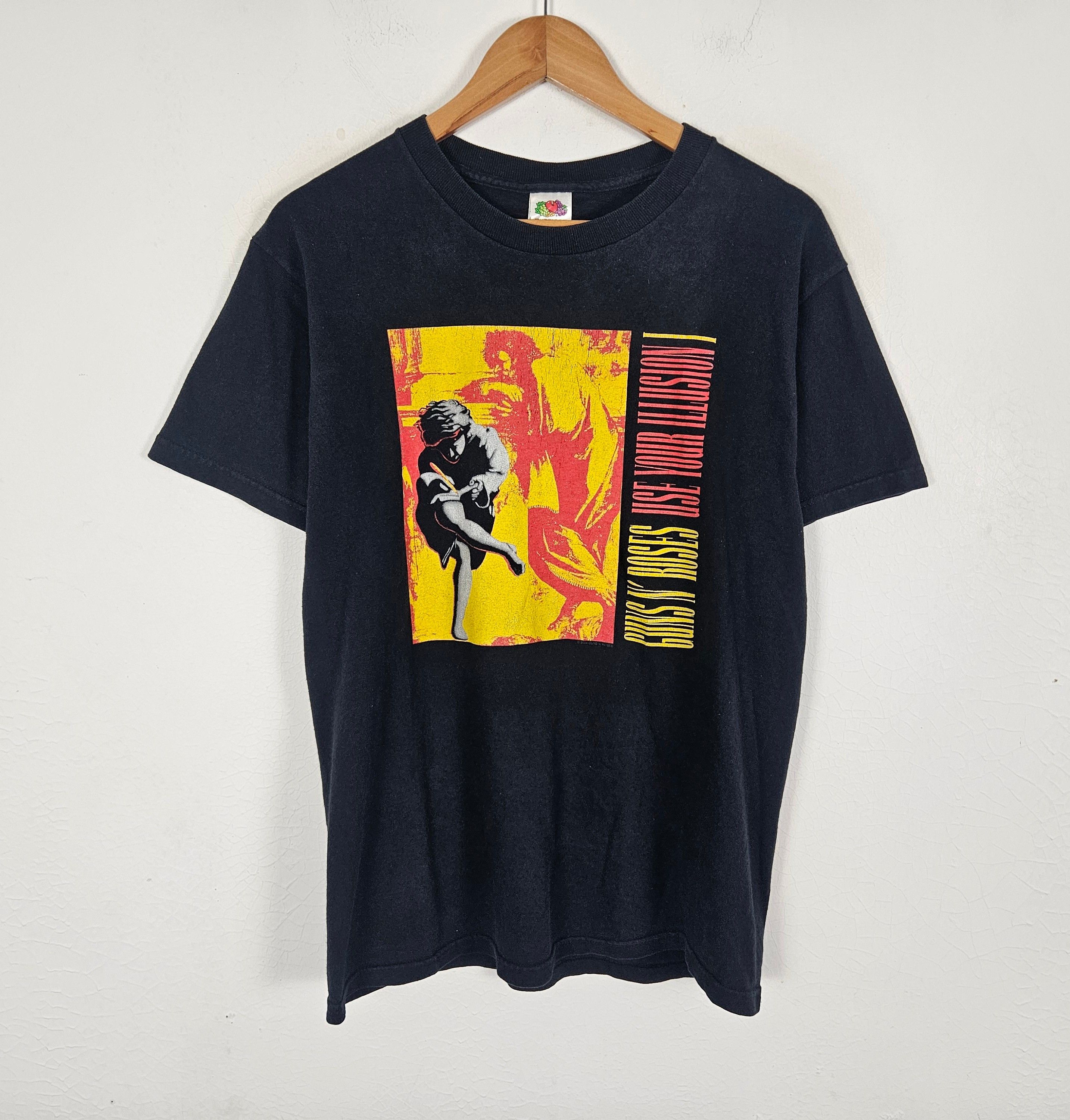 Band Tees × Guns N' Roses × Vintage Vintage Y2K Guns N Roses Use Your Illusion Rare Tee Shirt Size US XL / EU 56 / 4 - 3 Thumbnail