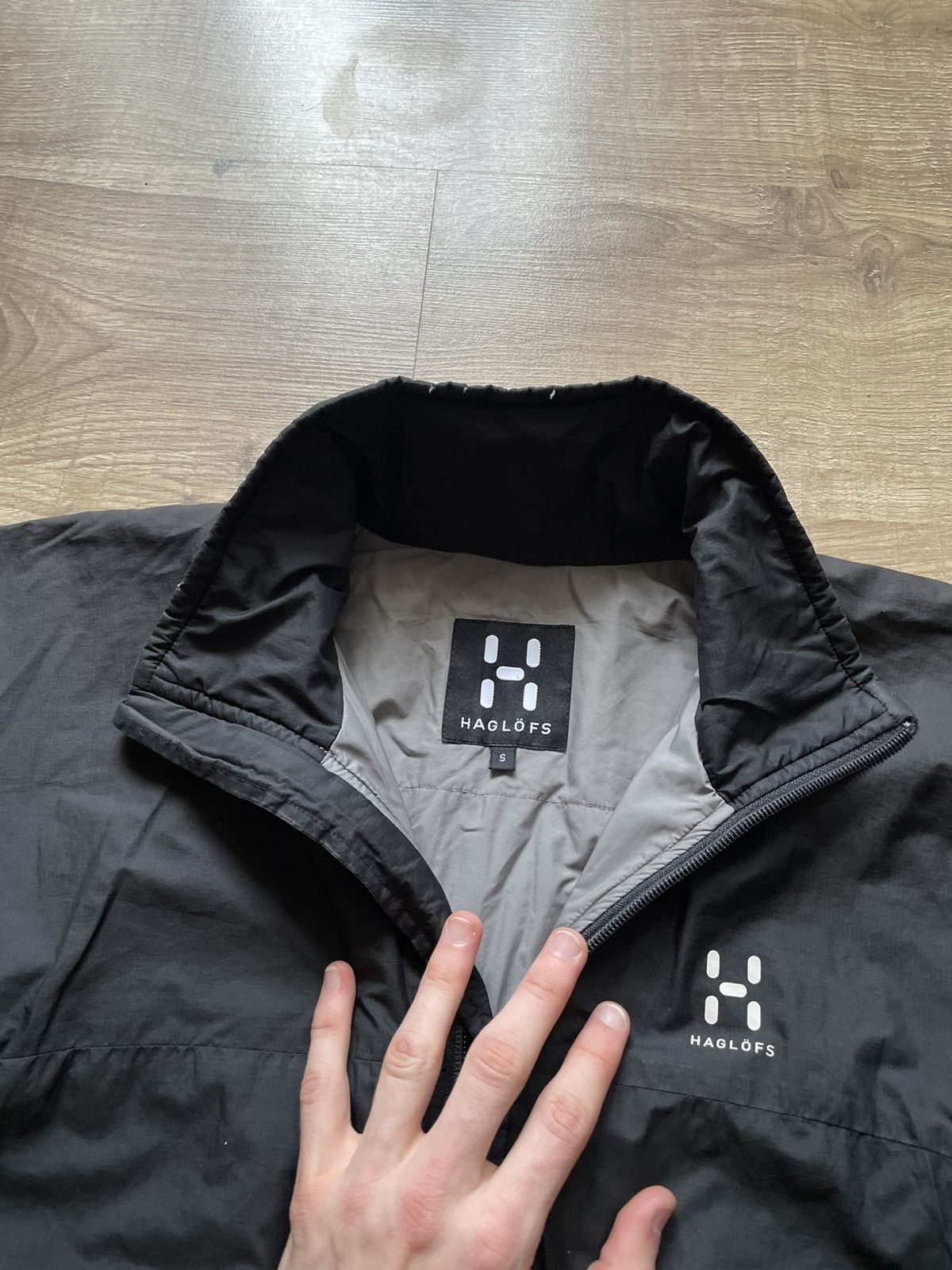 Haglofs Vintage Haglofs Black Outdoor Zip Jacket Mens Size US S / EU 44-46 / 1 - 14 Thumbnail