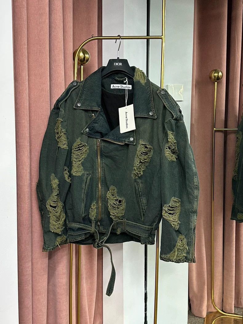 Acne Studios Acne studios Ripped denim jacket 2502-Nextarrow Size US XS / EU 42 / 0 - 1 Thumbnail