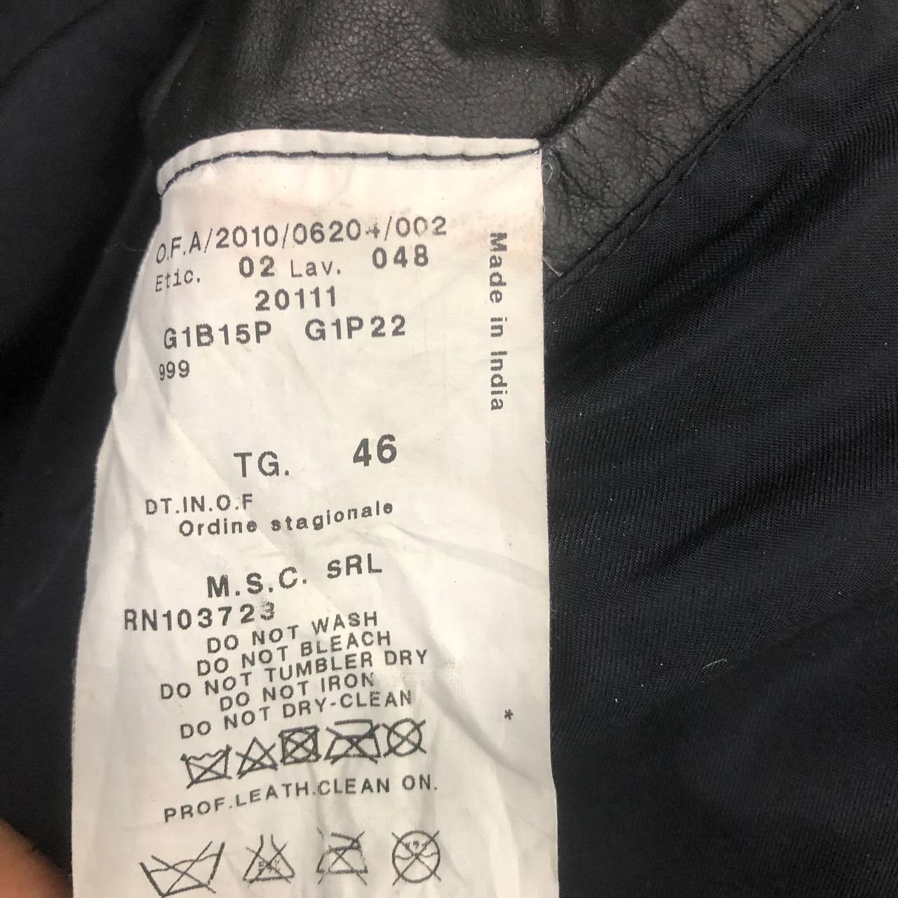 Emporio Armani Y514 EMPERIO ARMANI LEATHER JACKETS Size US M / EU 48-50 / 2 - 9 Thumbnail