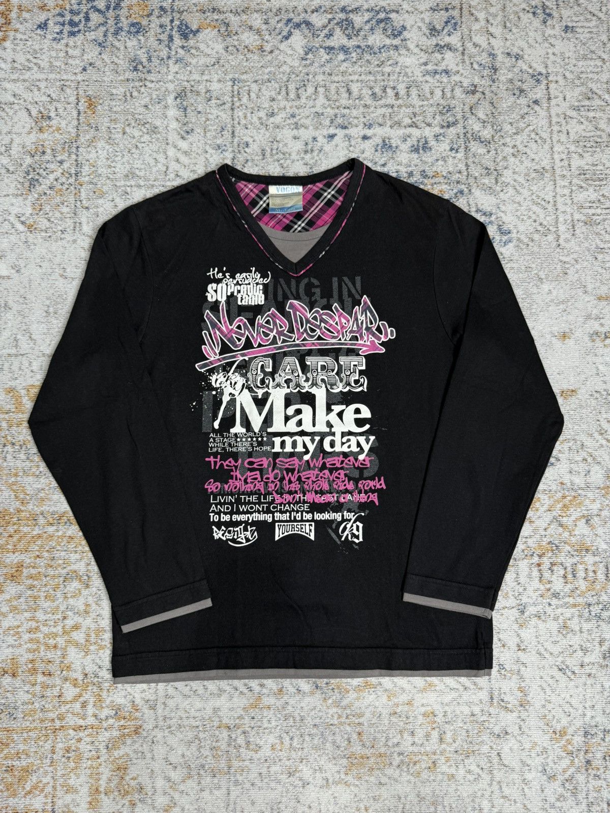 Japanese Brand Vogon ifsix style long sleeve Size US M / EU 48-50 / 2 - 1 Thumbnail